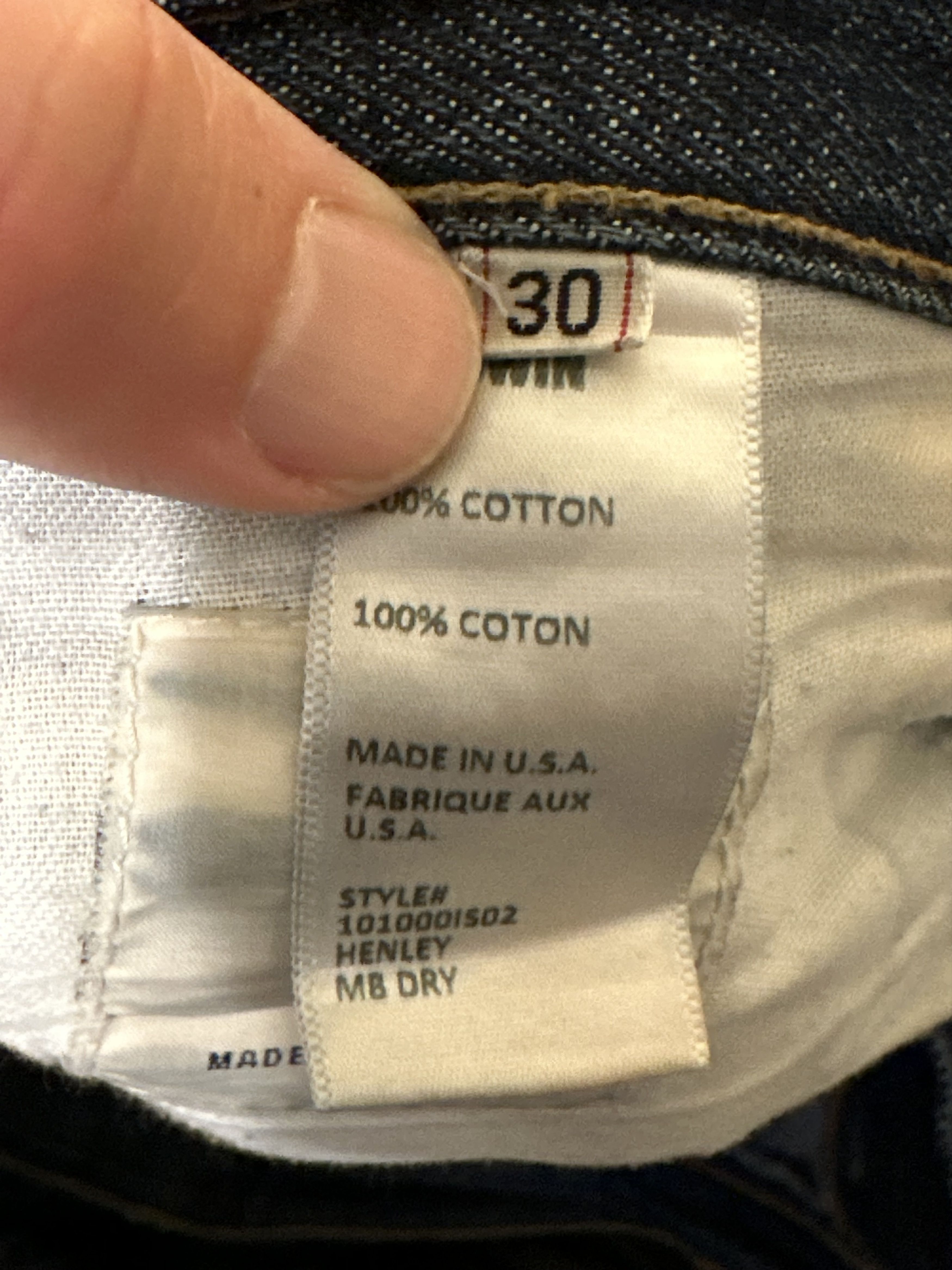 Baldwin Baldwin Denim Henley Size US 30 / EU 46 - 3 Thumbnail
