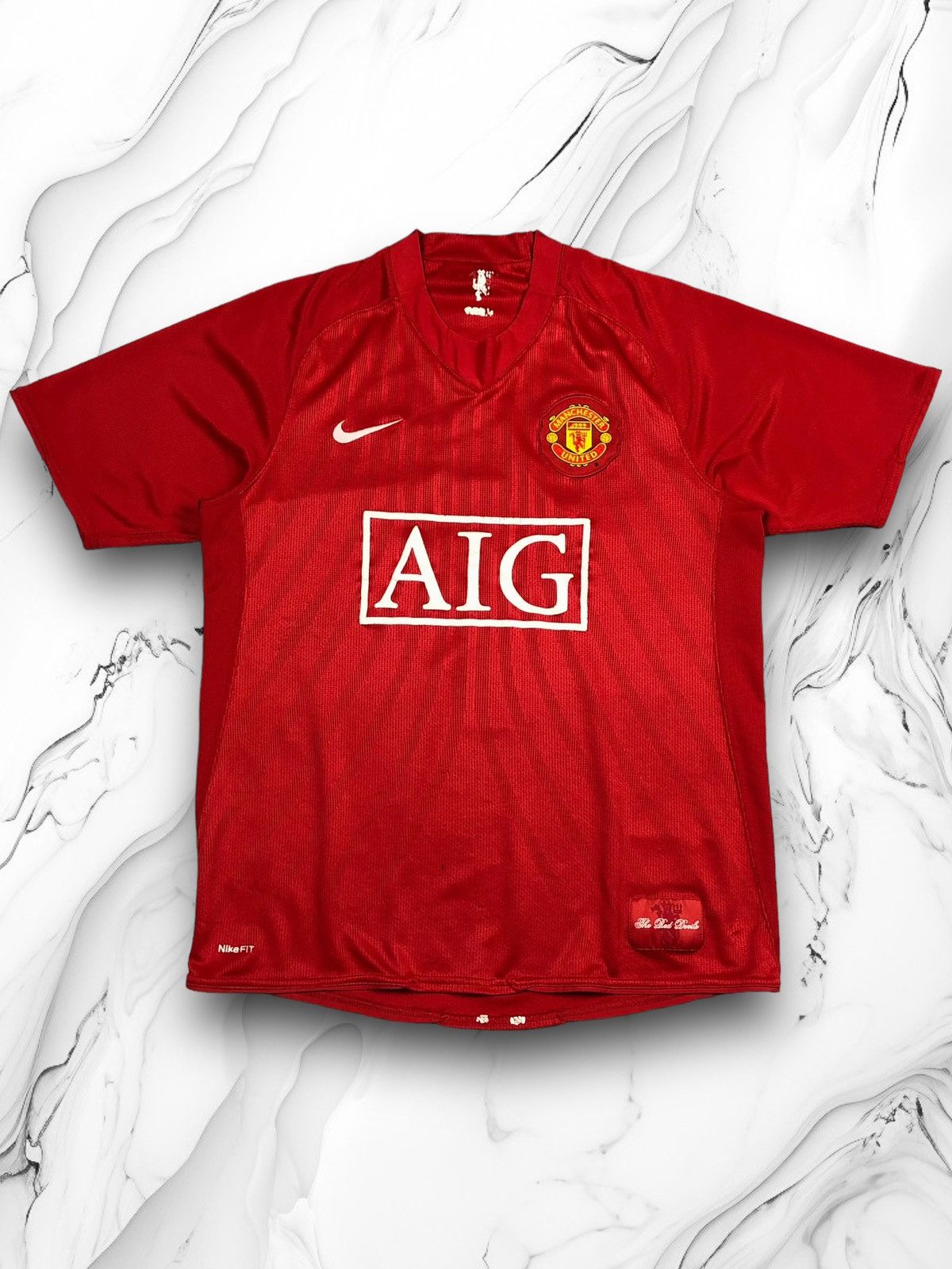 Nike × Vintage Vintage 00s Nike Manchester United Red Devils Soccer Jersey Size US M / EU 48-50 / 2 - 1 Thumbnail