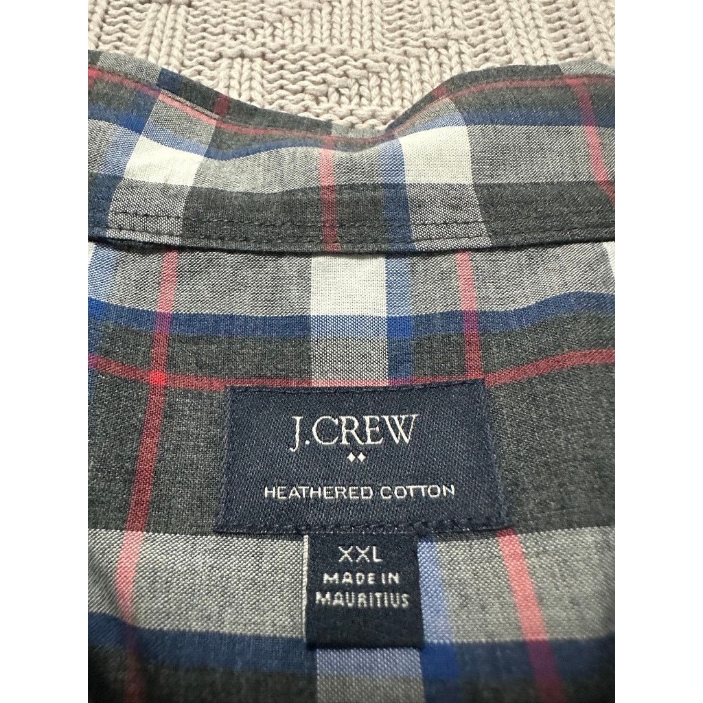 J.Crew J. Crew gray plaid heathered cotton button down size XXL Size US XXL / EU 58 / 5 - 5 Thumbnail