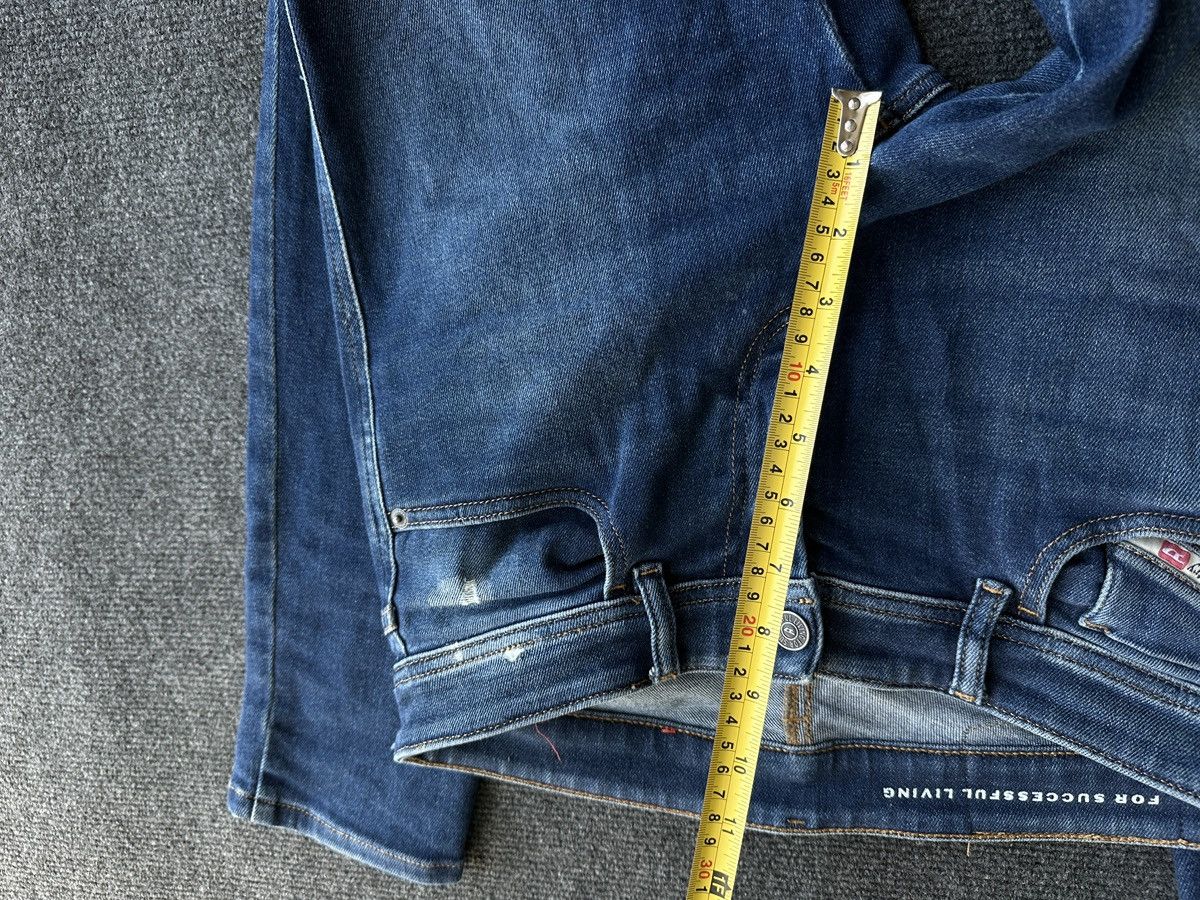 Diesel 🚨 DIESEL AVANT GARDE GOTHIC WOMEN JEANS LOGO IFSIXWASNINE Size 29" - 20 Thumbnail