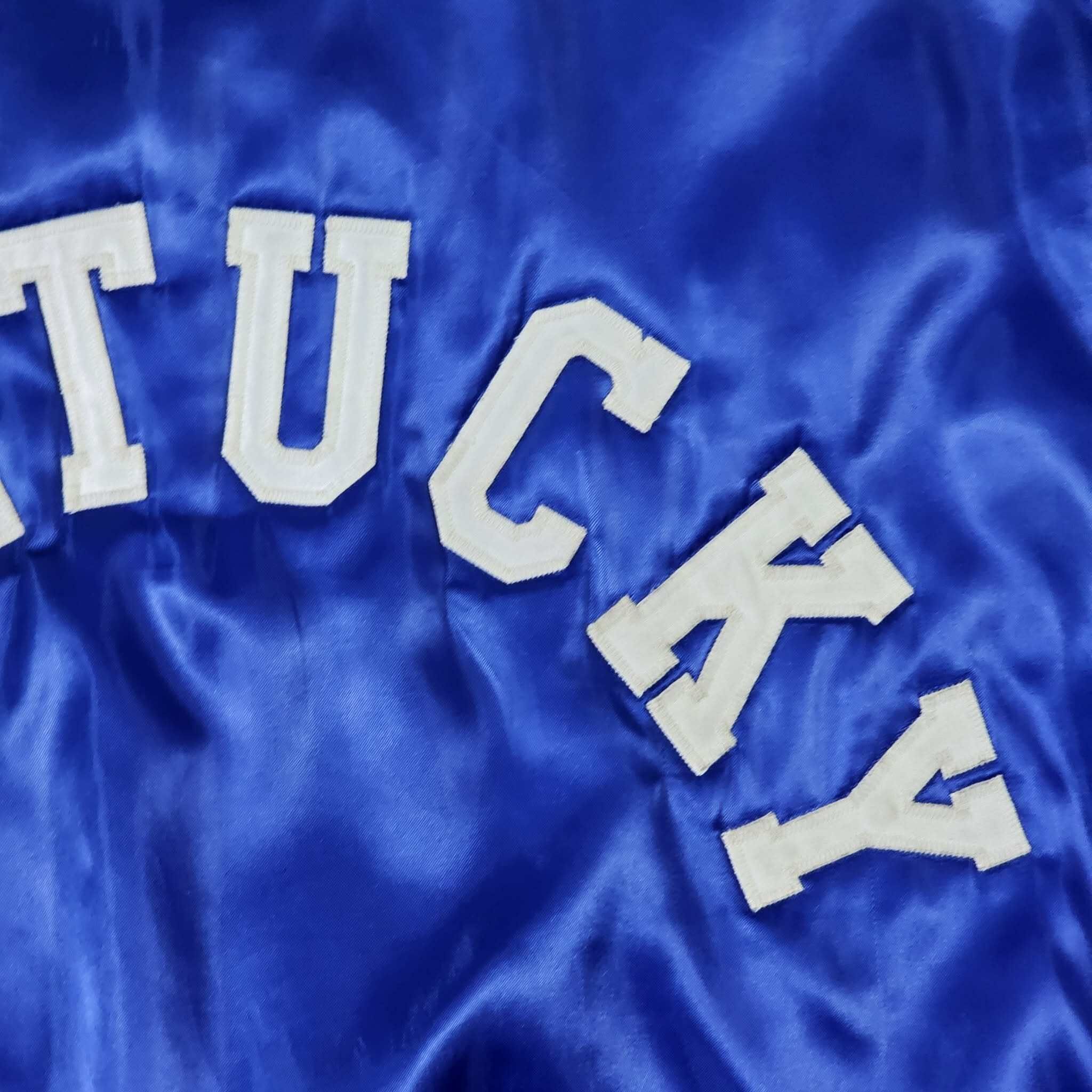 Vintage Kentucky Wildcats Vintage 80s Satin Bomber Jacket Size US L / EU 52-54 / 3 - 7 Thumbnail