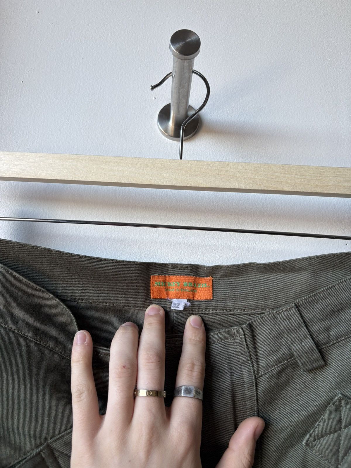 Other Mickey Brazil Army green canvas pants Size US 30 / EU 46 - 3 Thumbnail