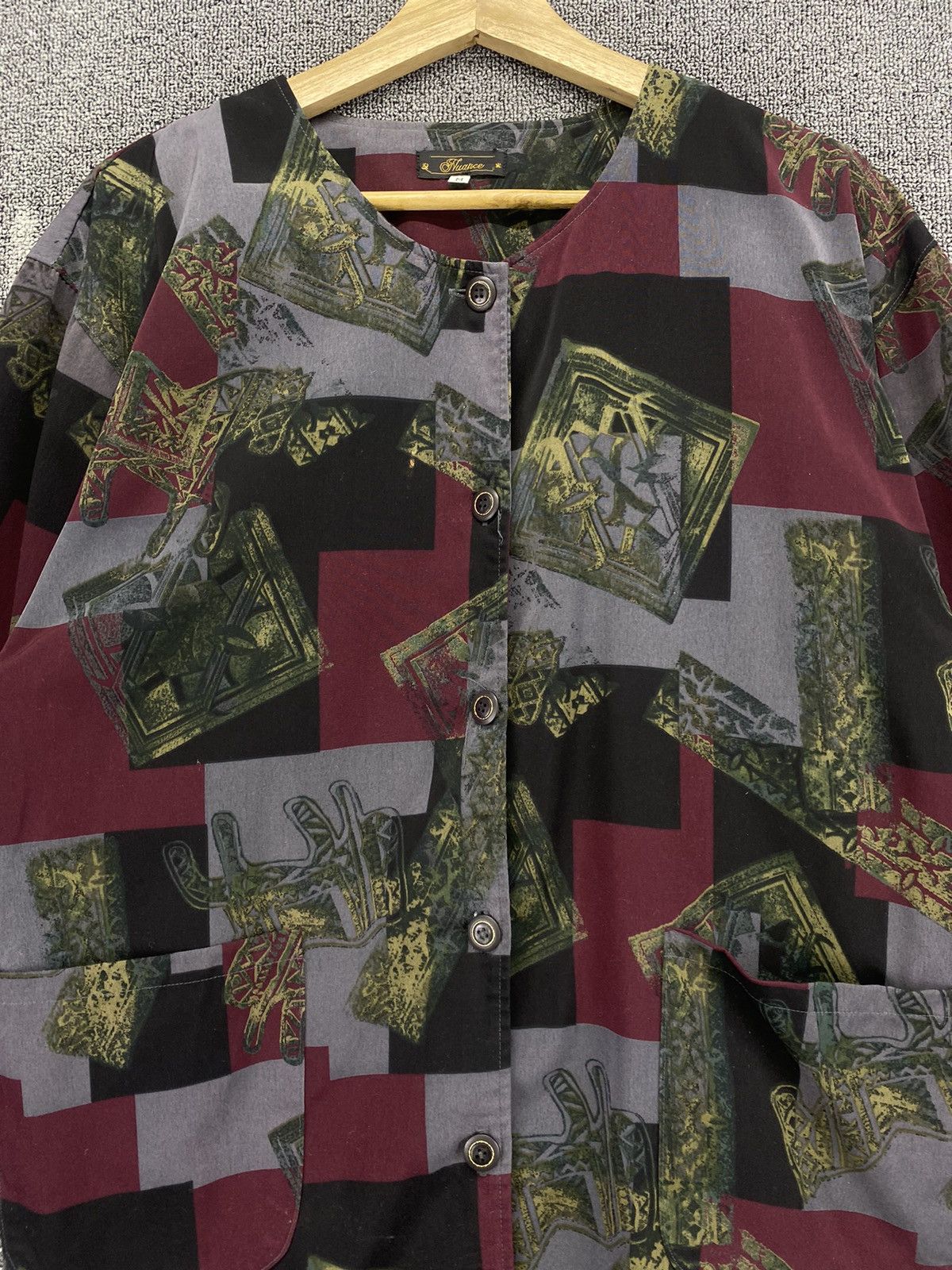 Japanese Brand Vintage Nuance Flowers Button Up Cardigan Jacket Size M / US 6-8 / IT 42-44 - 5 Thumbnail