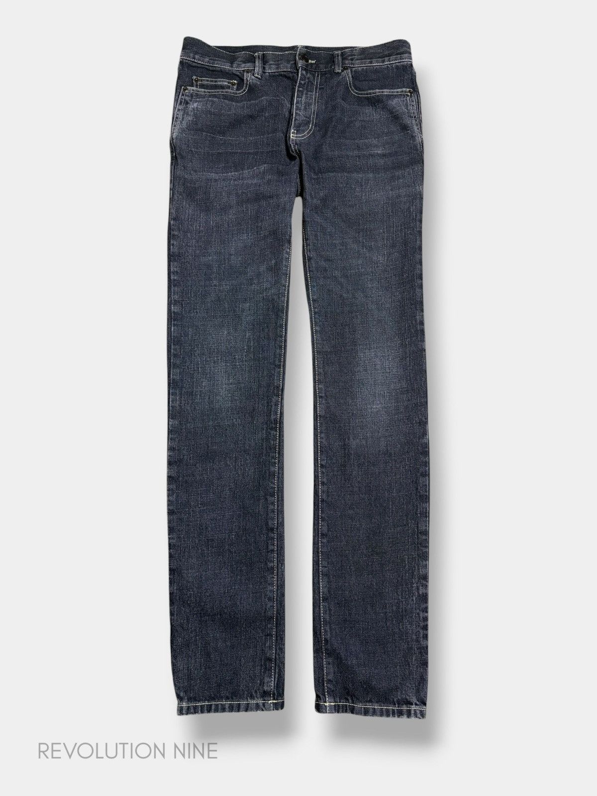 Saint Laurent Paris SLP FW18 D02 slim dark grey denim Size US 31 - 1 Thumbnail