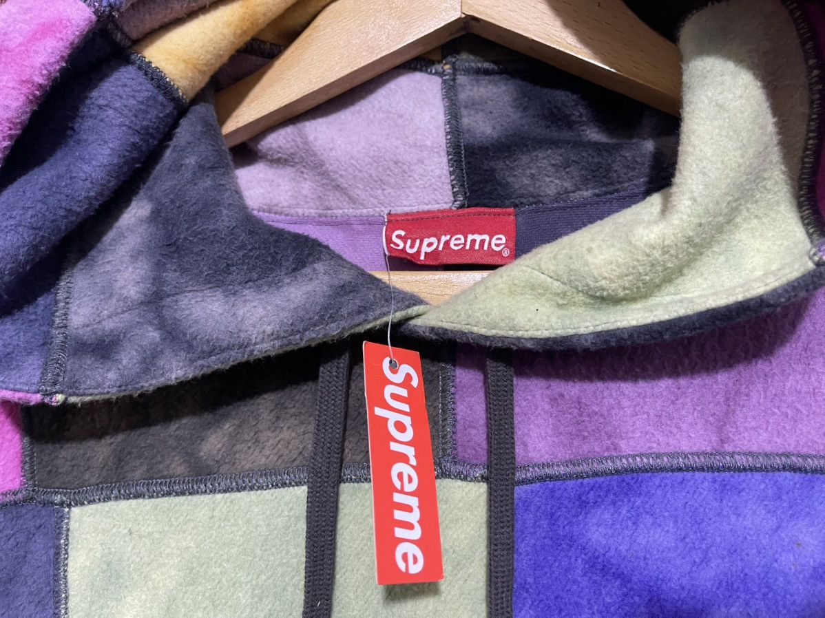Supreme Supreme SS19 Patchwork Tie Dye Hooded Sweatshirt Medium Size US M / EU 48-50 / 2 - 6 Thumbnail