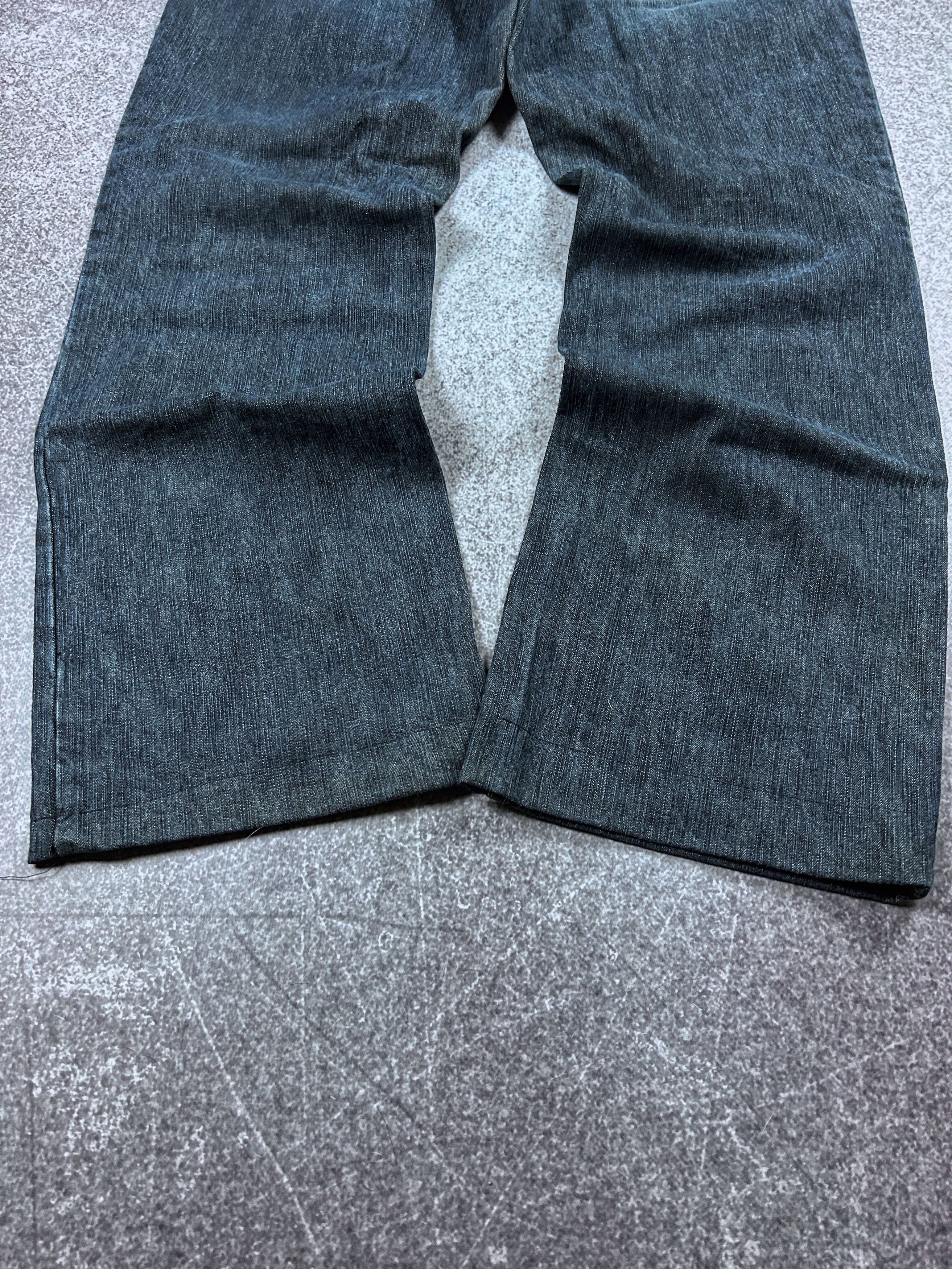 Designer VTG BAGGY RAP SK8 JNCO RICK OWENS STYLE WASHED JEANS Y2K Size US 32 / EU 48 - 4 Thumbnail