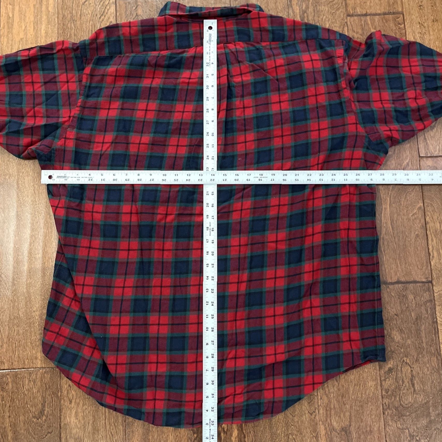 Ralph Lauren Ralph Lauren Polo Long Sleeve Blake Plaid Flannel Shirt Men's XXL Red Cotton Button-Up 90s Classic Retro All Seasons Size US XXL / EU 58 / 5 - 6 Thumbnail
