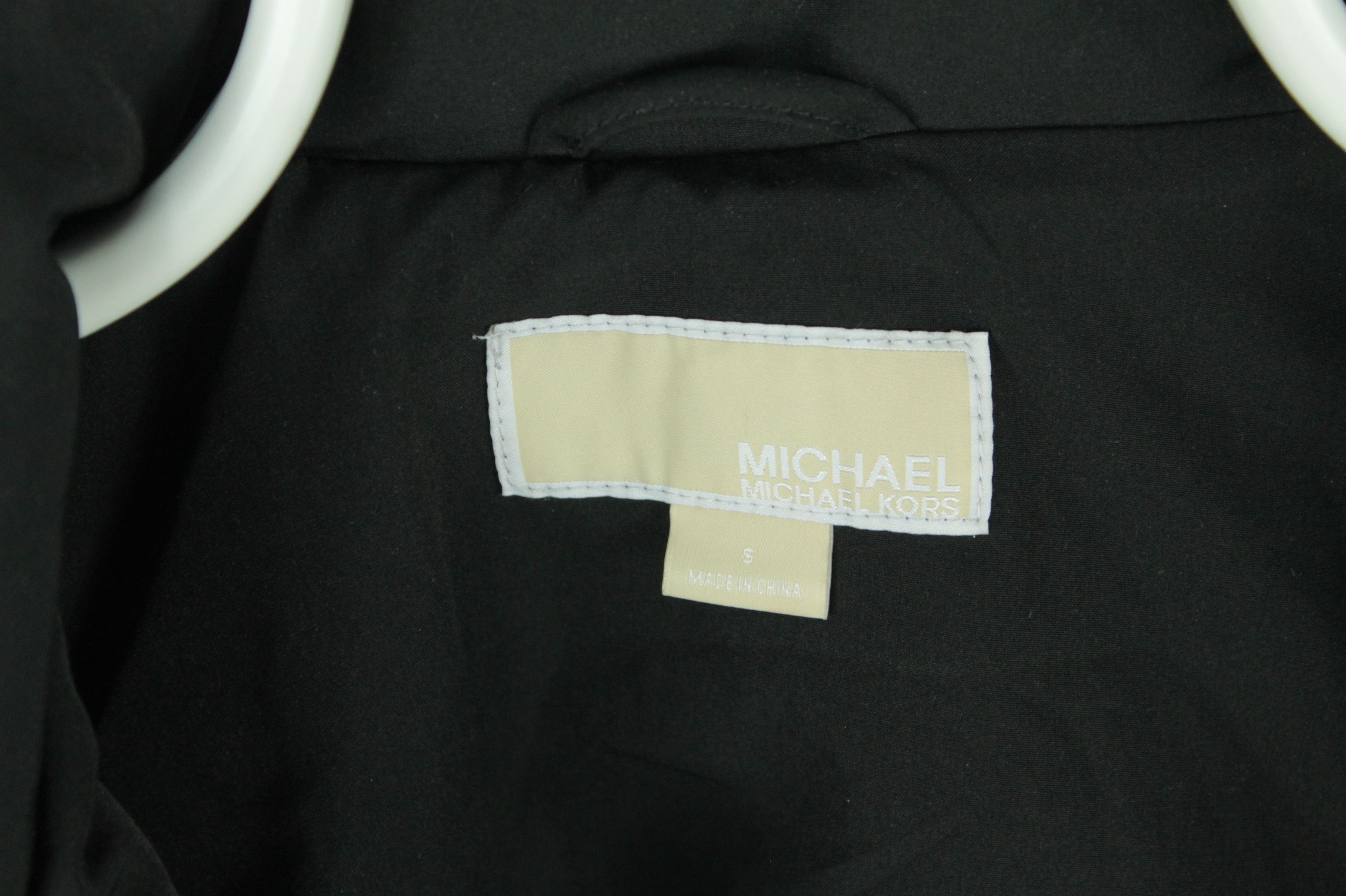 Designer × Michael Kors Michael Kors SoftShell Belted Black Trench Coat Women's Size S / US 4 / IT 40 - 6 Thumbnail