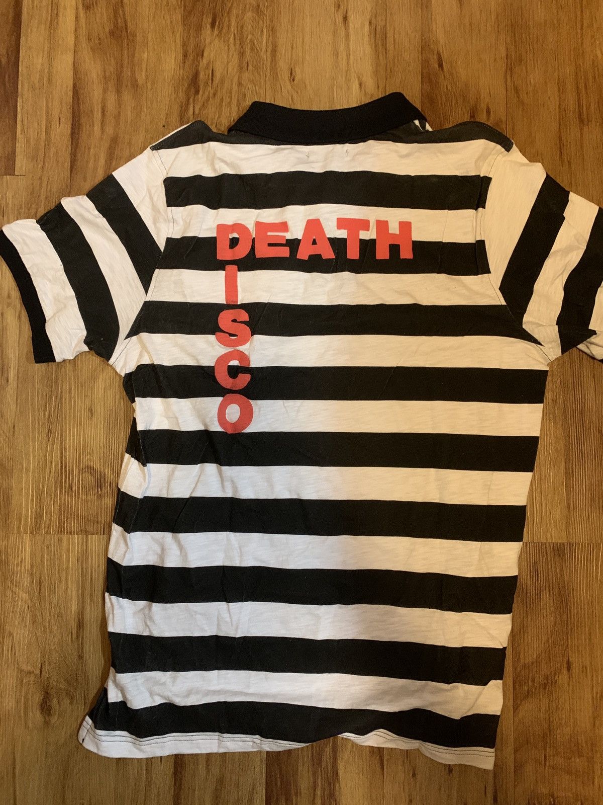 Midnight Studios Midnight Studios Death Disco Striped Polo 2015 Size US L / EU 52-54 / 3 - 4 Thumbnail