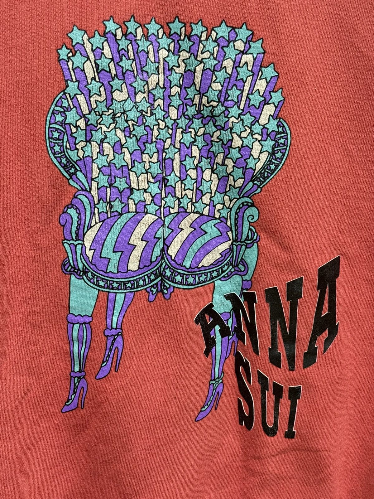 Japanese Brand Vintage Anna Sui Sweatshirt Size US L / EU 52-54 / 3 - 3 Thumbnail
