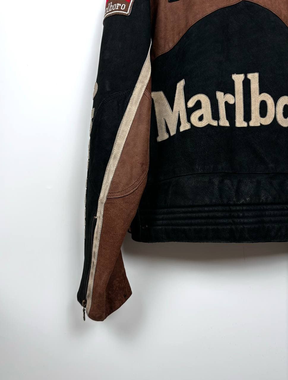 Marlboro × Vintage Vintage Marlboro Racing Leather Jacket Size US XL / EU 56 / 4 - 10 Thumbnail