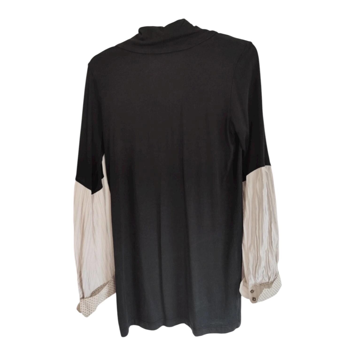 Cop Copine The Cop Copine Layered Draped Shirt Size M / US 6-8 / IT 42-44 - 2 Thumbnail