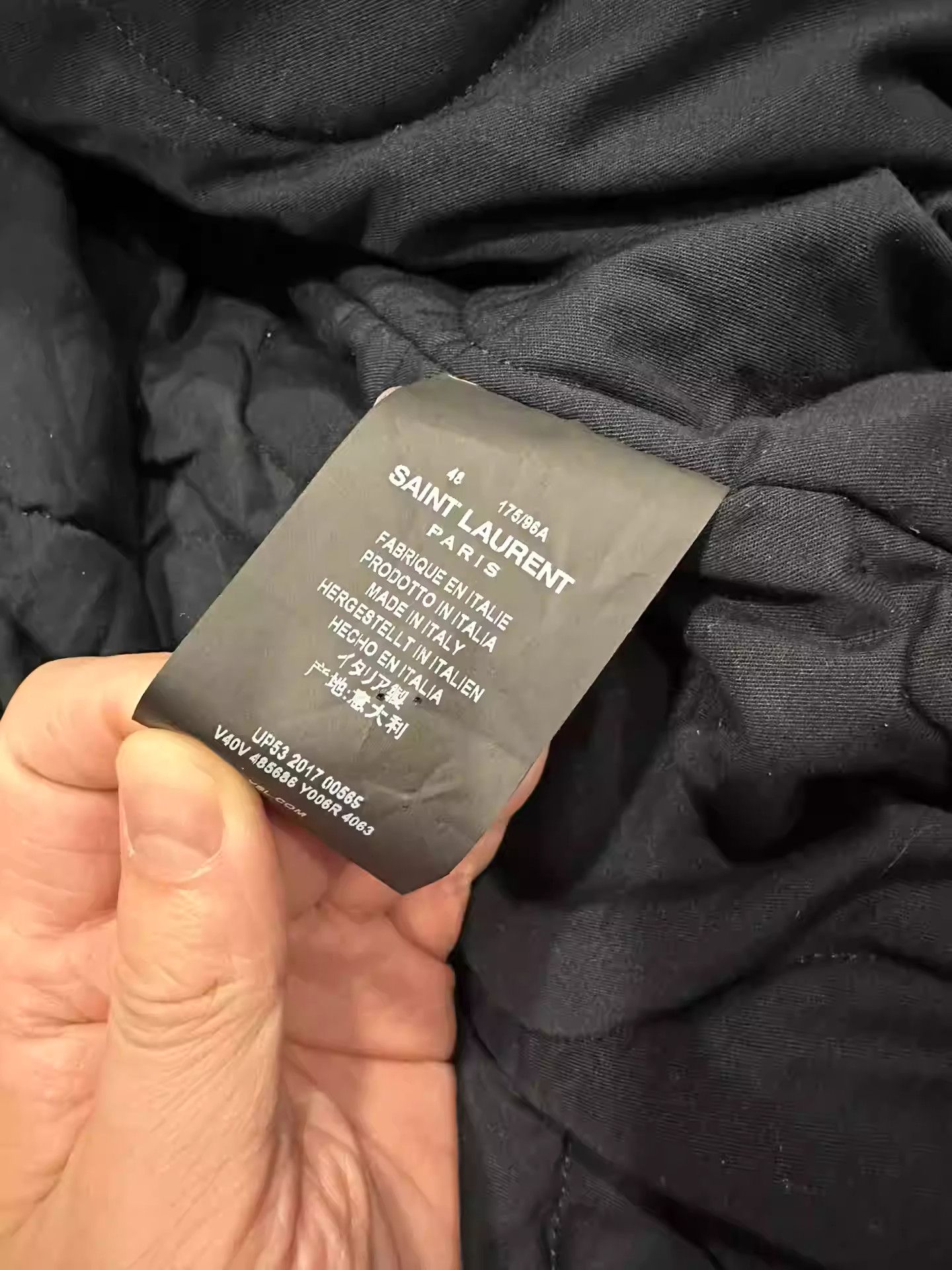 Saint Laurent Paris Saint Laurent Blue Corduroy Baseball Jersey Size US M / EU 48-50 / 2 - 3 Thumbnail
