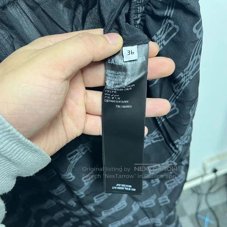 Balenciaga Balenciaga Monogram Print Long Pants. Size US 36 / EU 52 - 4 Thumbnail