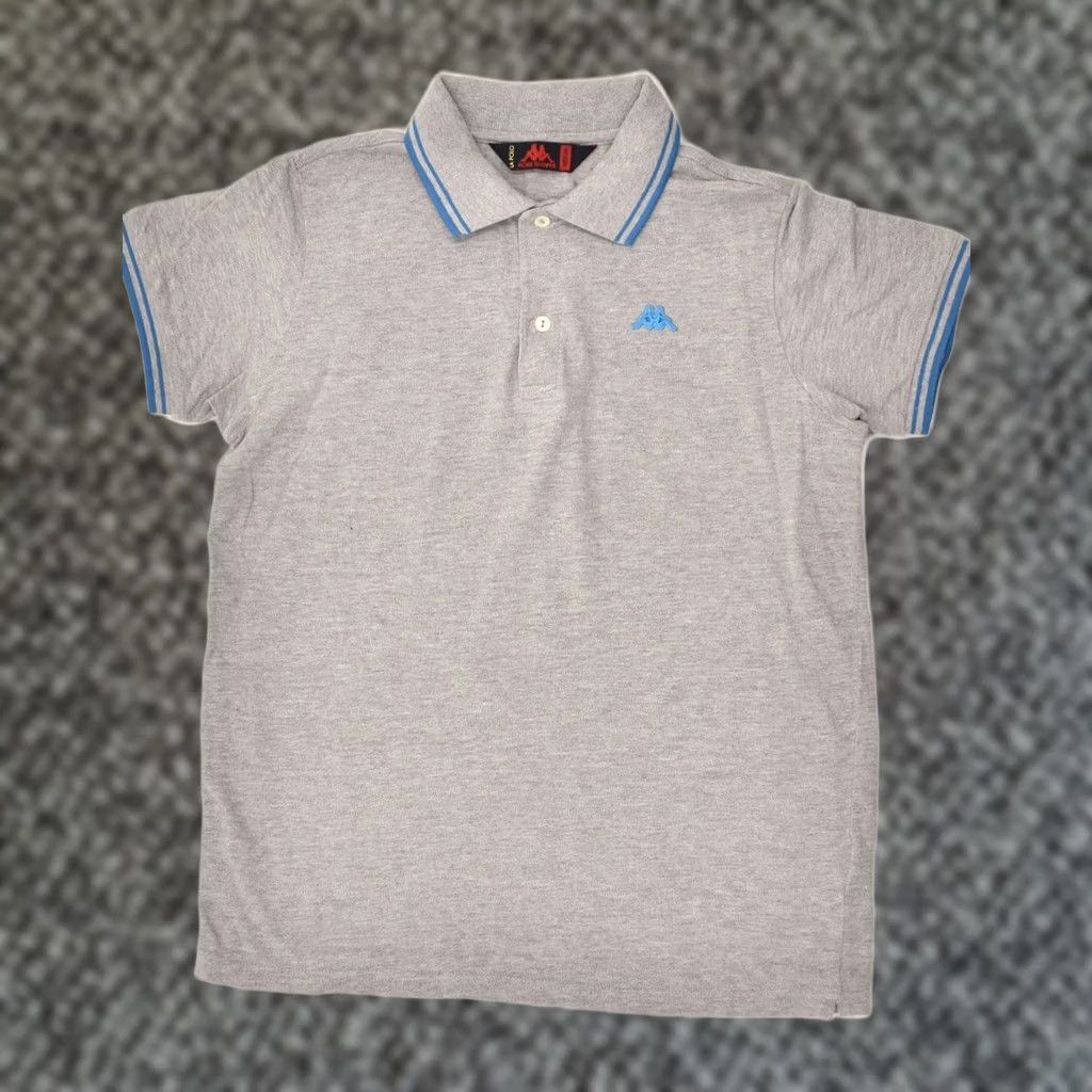 Kappa KAPPA Mens Polo Shirt Medium Grey Cotton AR47 Size US M / EU 48-50 / 2 - 1 Thumbnail