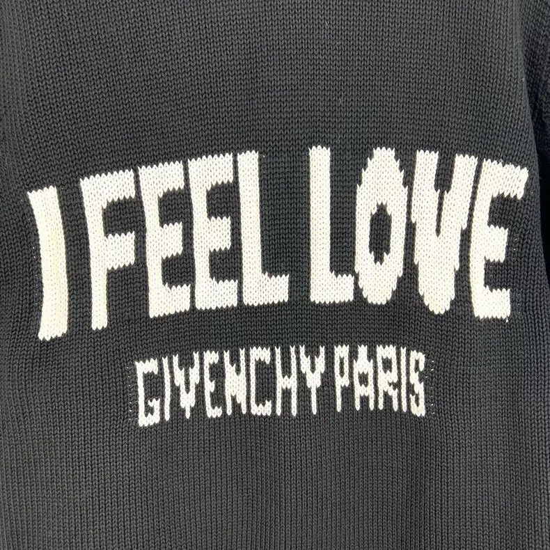 Givenchy Givenchy Black Vintage Logo Destroyed Knit Sweater Size US S / EU 44-46 / 1 - 4 Thumbnail