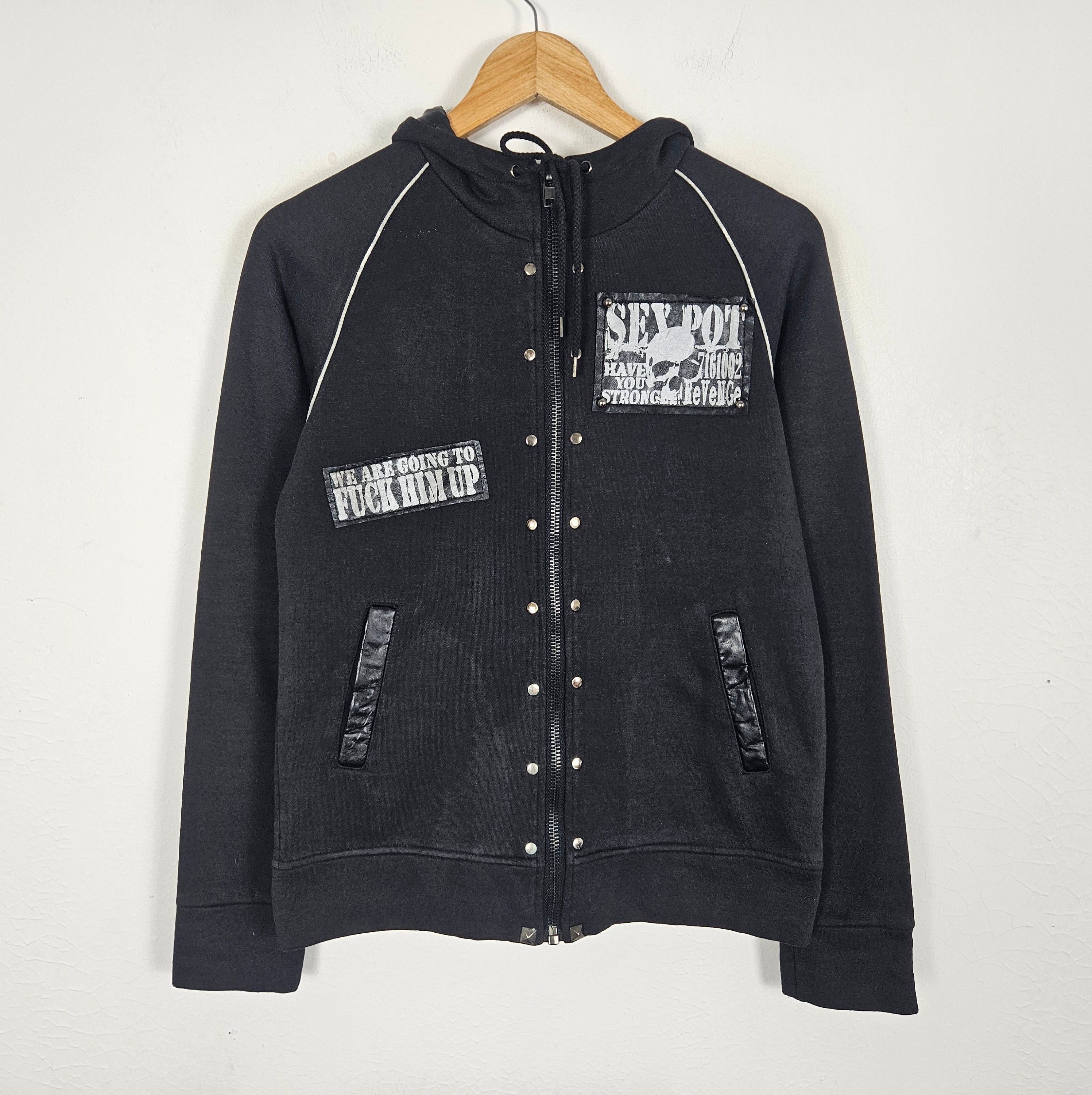 If Six Was Nine Sexpot Revenge Rebellion bondage punk anarchy jacket Size US L / EU 52-54 / 3 - 3 Thumbnail