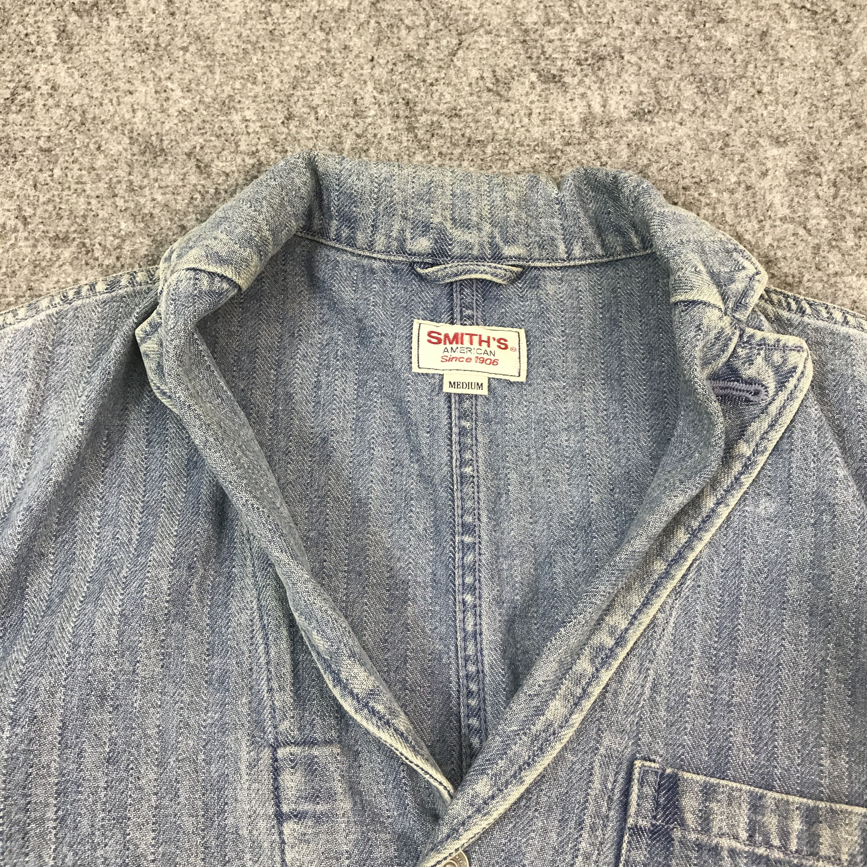 Smith's American SMITHS AMERICAN DENIM BUTTON JACKET Size US M / EU 48-50 / 2 - 7 Thumbnail