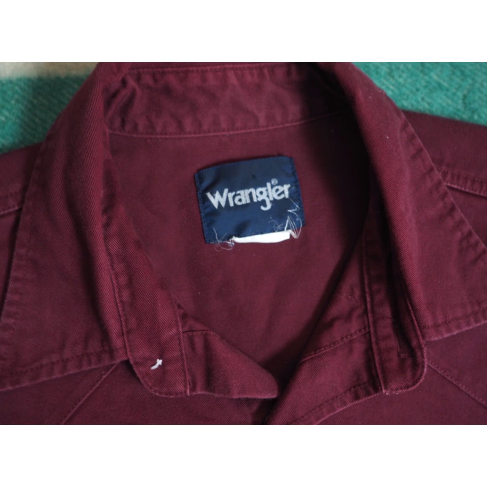 Wrangler VINTAGE Wrangler Western Shirt Mens L Red 1990s Cotton Pearl Snap Heavyweight Rockabilly Cowboy Size US L / EU 52-54 / 3 - 4 Thumbnail