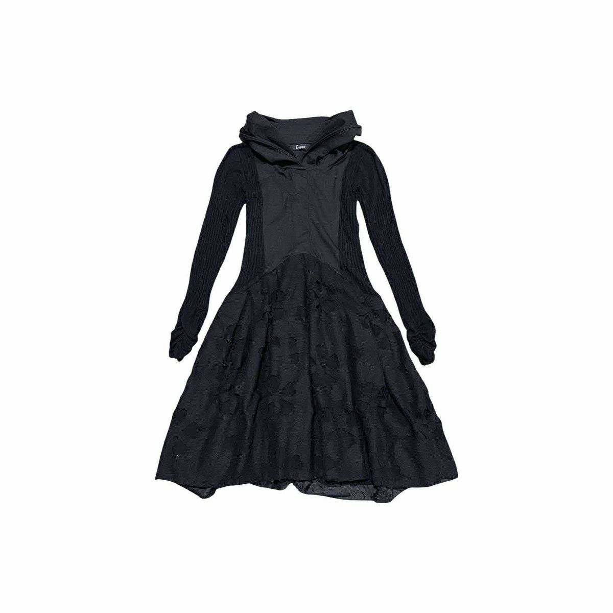 Japanese Brand 🔥Rare Japanese Y2K Esensation Goth Dress Wool Ribbed Knit Size M / US 6-8 / IT 42-44 - 7 Thumbnail