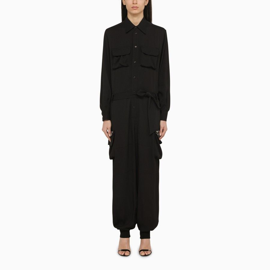 Dsquared2 o1d2blof0824 Jumpsuit in Black Size 27" / US 4 / IT 40 - 1 Thumbnail