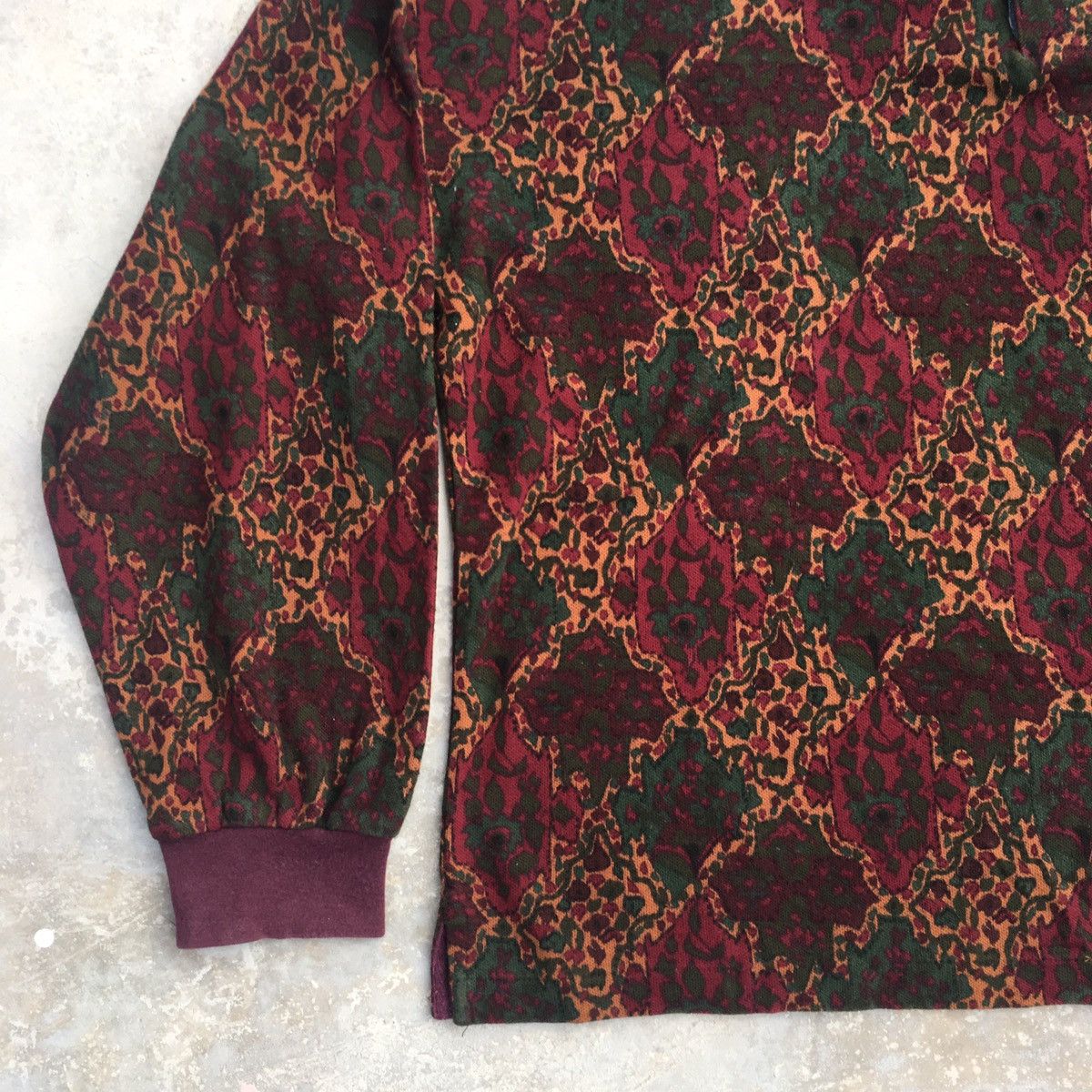 Chaps Ralph Lauren Vintage RALPH LAUREN Long Sleeve Polo Tee Made in USA Size US L / EU 52-54 / 3 - 2 Thumbnail