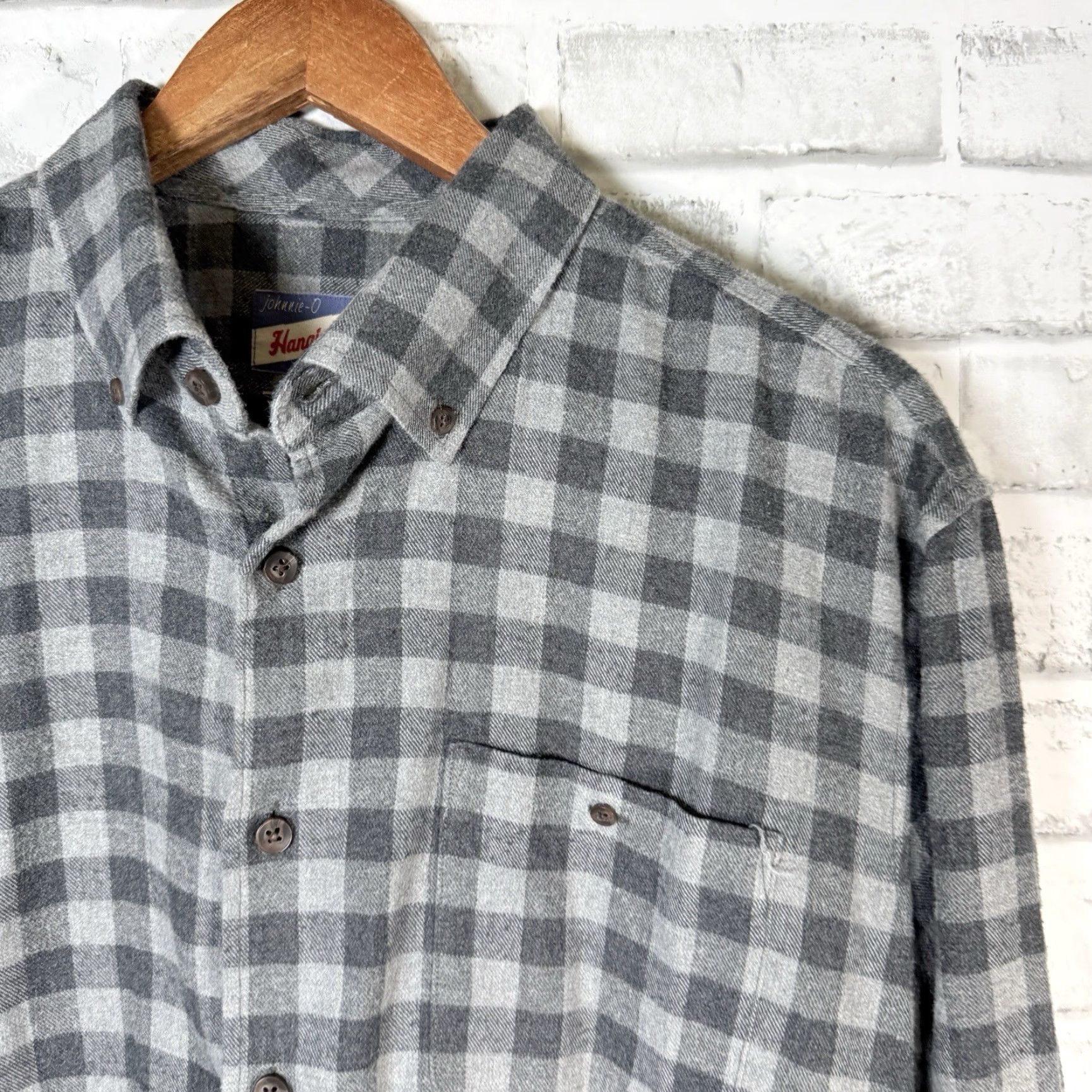 johnnie-O JOHNNIE-O Plaid Flannel Button-Up Shirt Long Sleeve Adult Large Multicolor Mens Size US L / EU 52-54 / 3 - 2 Thumbnail