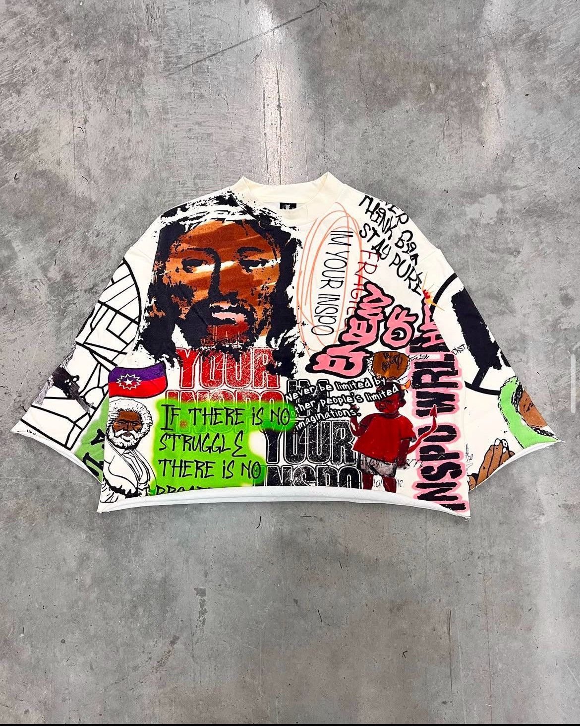 Other Streetwear Long crop top Size US L / EU 52-54 / 3 - 1 Thumbnail