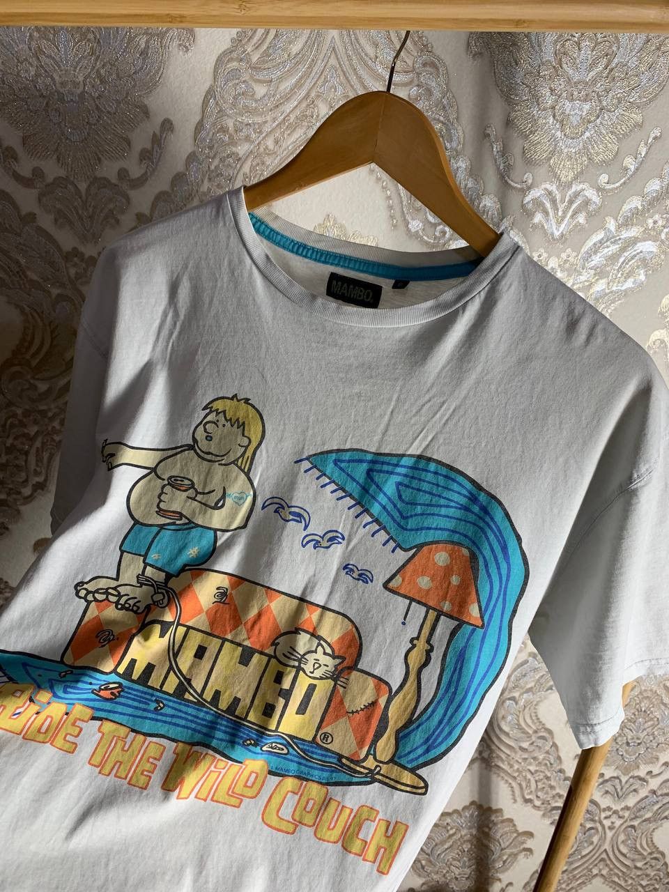 Mambo × Vintage VERY RARE MAMBO RIDE THE WILD COUCH SURF T-SHIRT Y2K 90s Size US S / EU 44-46 / 1 - 5 Thumbnail