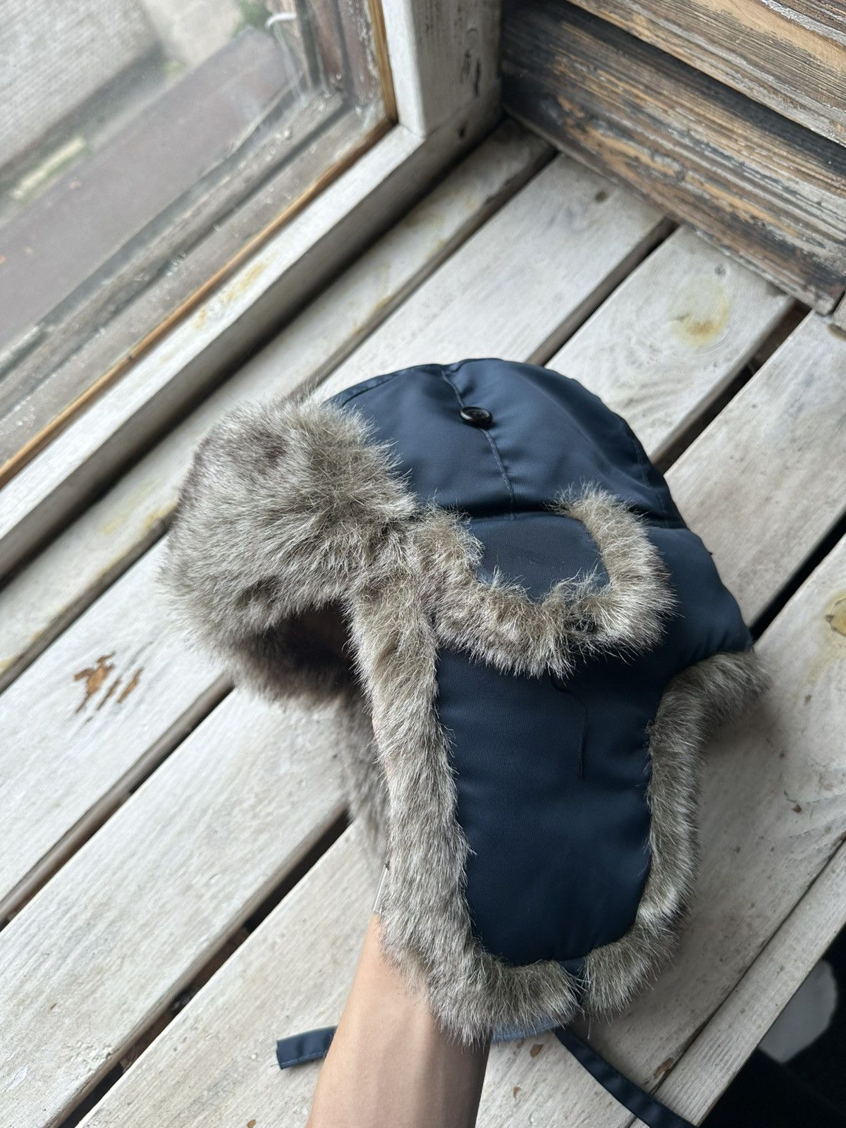 Vintage 🚨Y2K HYPE FUZZY MOHAIRE AVIATOR USHANKA HAT bubble Size ONE SIZE - 5 Thumbnail