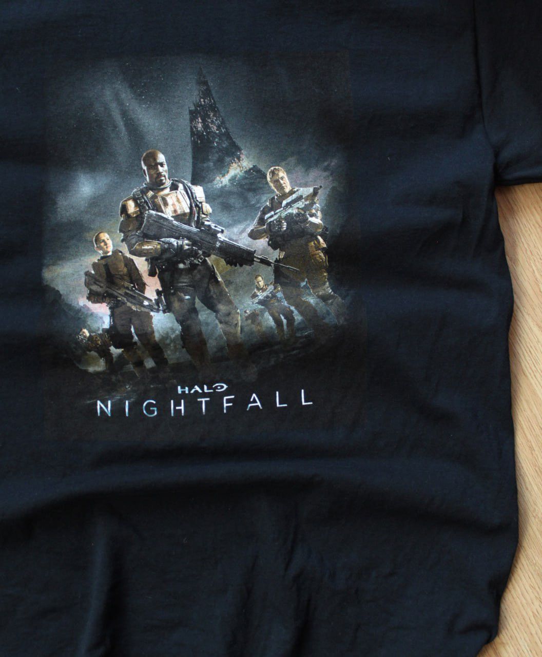 Microsoft 🔥 Vintage Halo Nightfall Promo Graphic Movie Microsoft Shirt Size US L / EU 52-54 / 3 - 2 Thumbnail