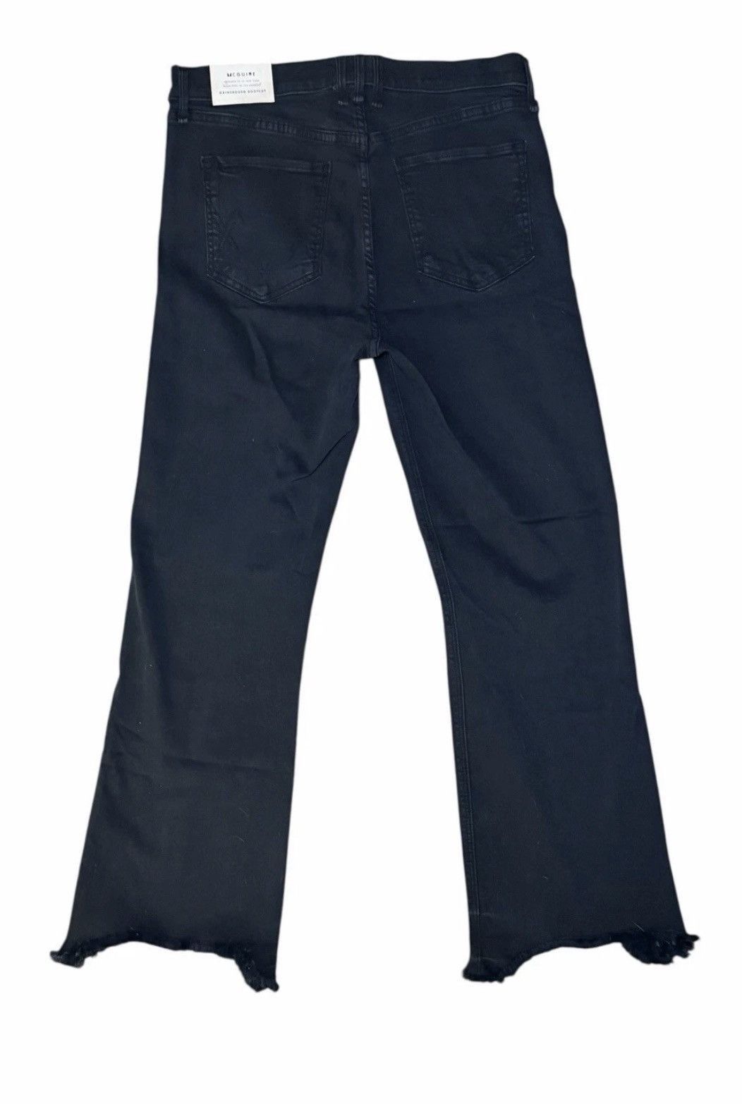 Anthropologie McGuire Jeans Women’s 30 Cropped Raw Hem Button Fly Size 30" / US 8 / IT 44 - 3 Thumbnail