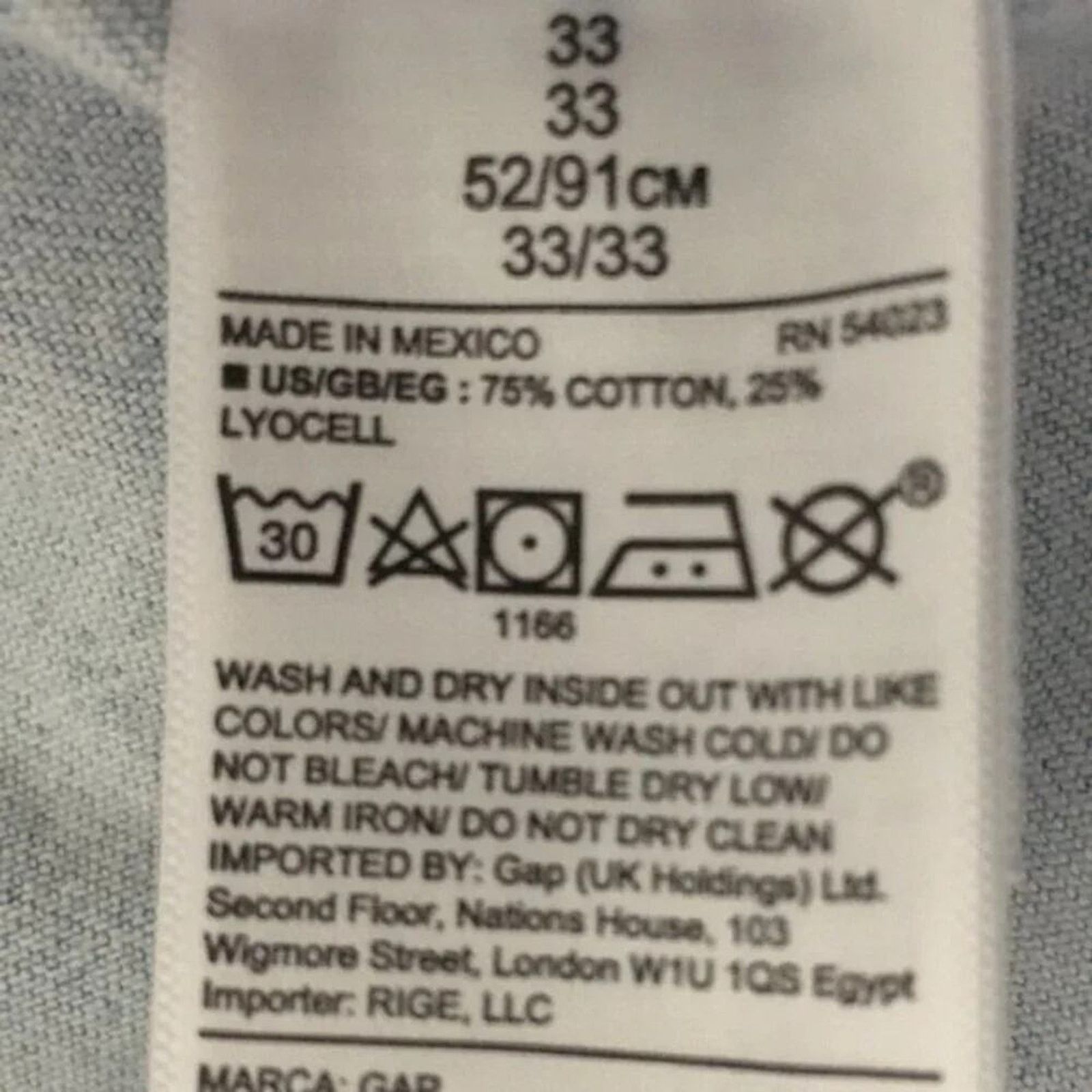 Gap Gap 1969 distressed boyfriend jeans, size 33 Size 33" - 7 Thumbnail
