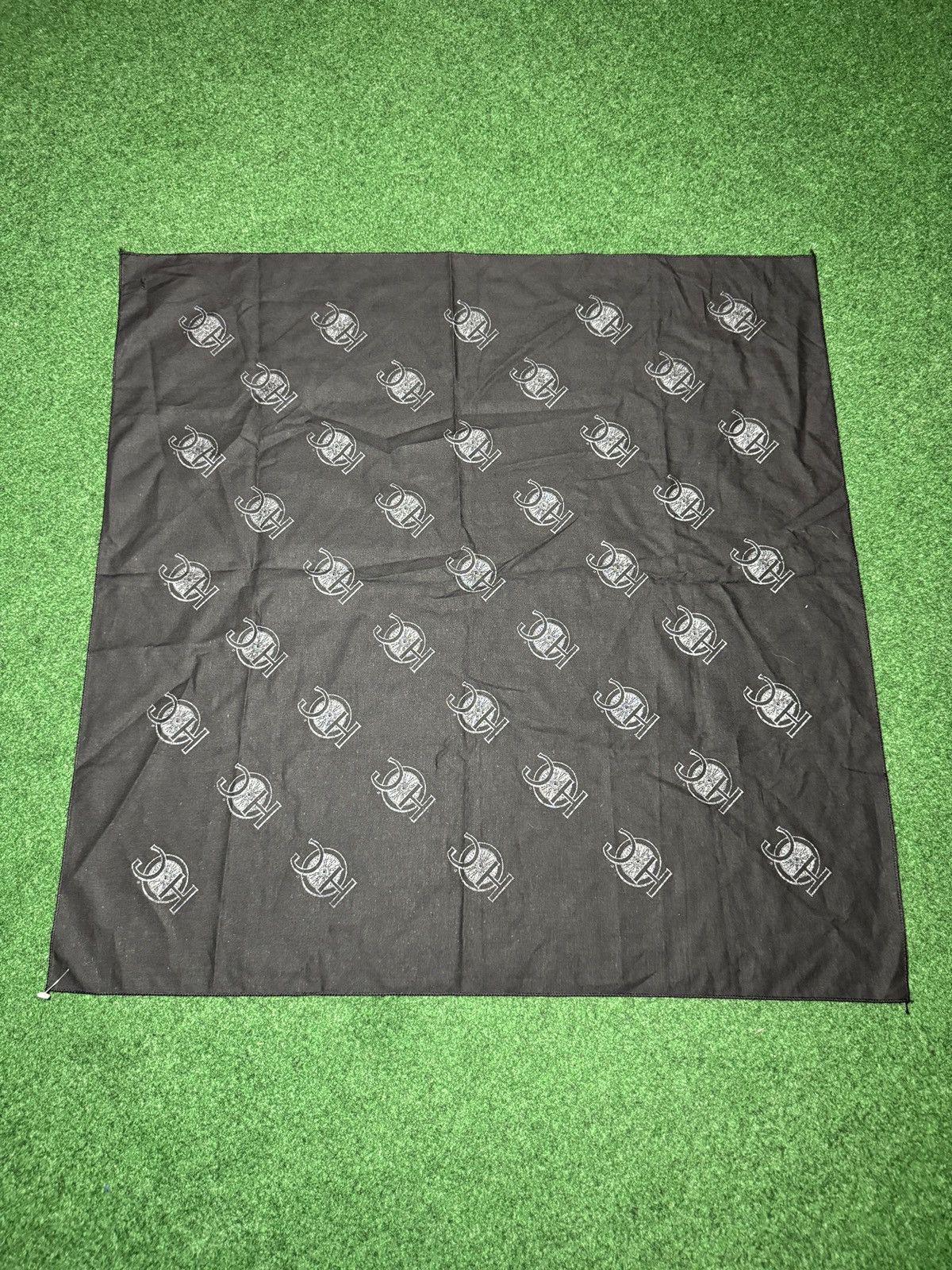 Harley Davidson × Vintage Vintage 90s Hog Harley Owners Group Black Biker Bandana Size ONE SIZE - 3 Thumbnail