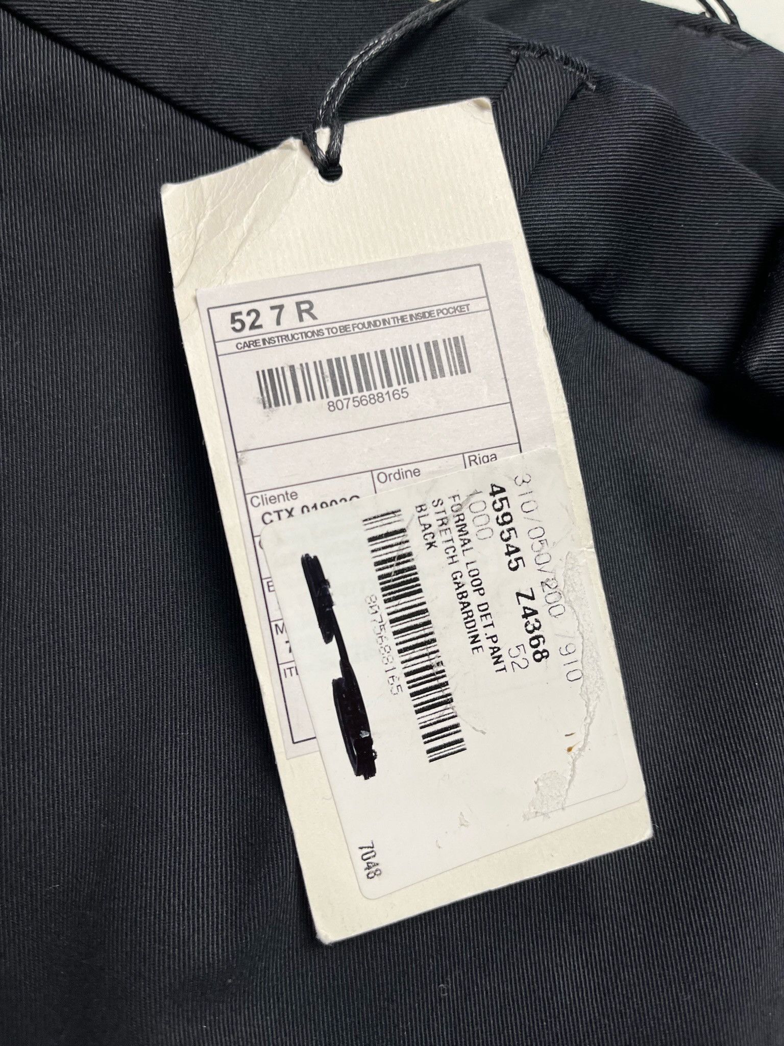 Gucci 🔥65% OFF🔥 Gucci Formal Loop Stretch Gabardine Black Pants Size US 36 / EU 52 - 10 Thumbnail