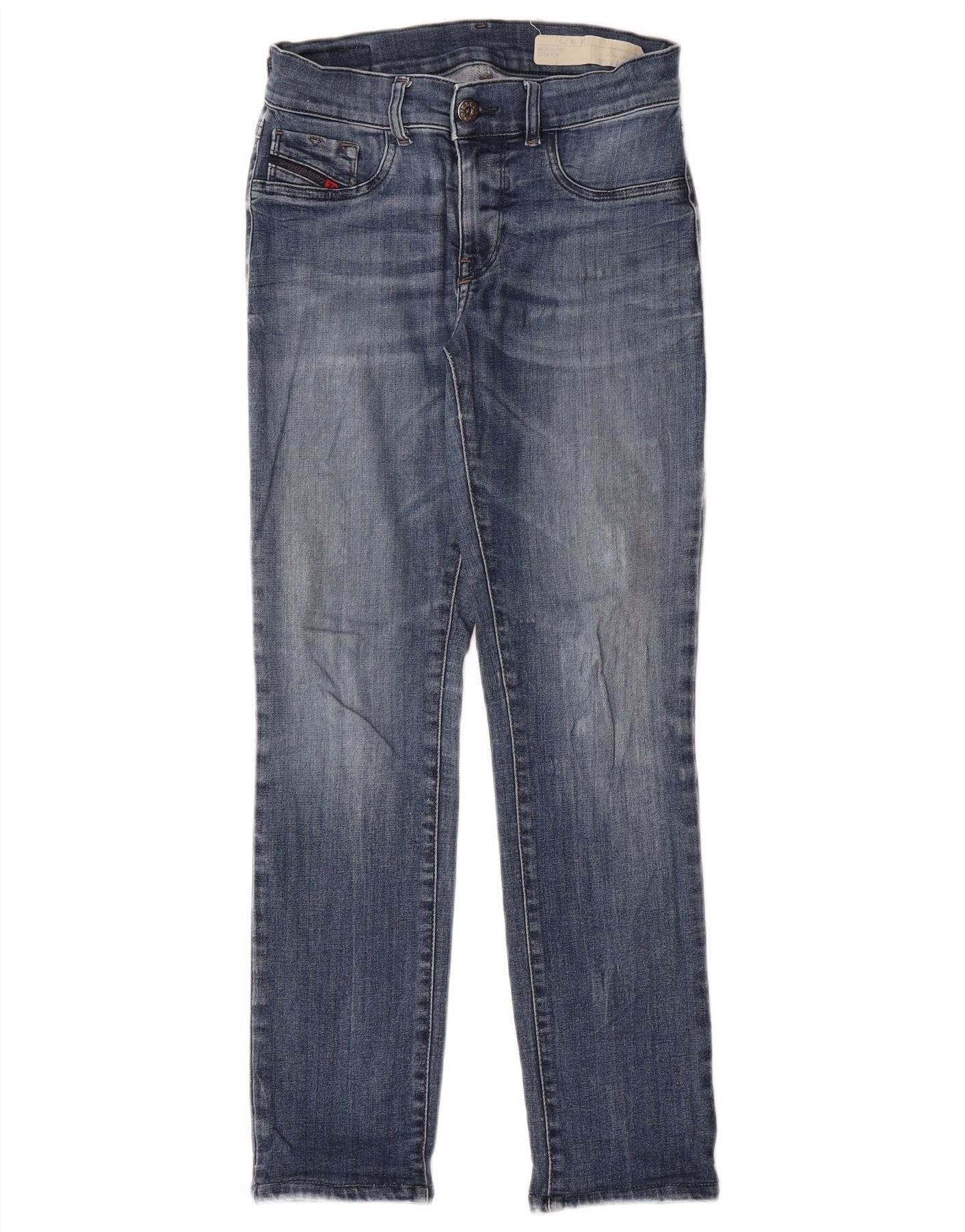 Diesel Womens Livier Low Waist Slim Jeans W25 L26 Blue Cotton Size 42" / US 20 - 1 Thumbnail