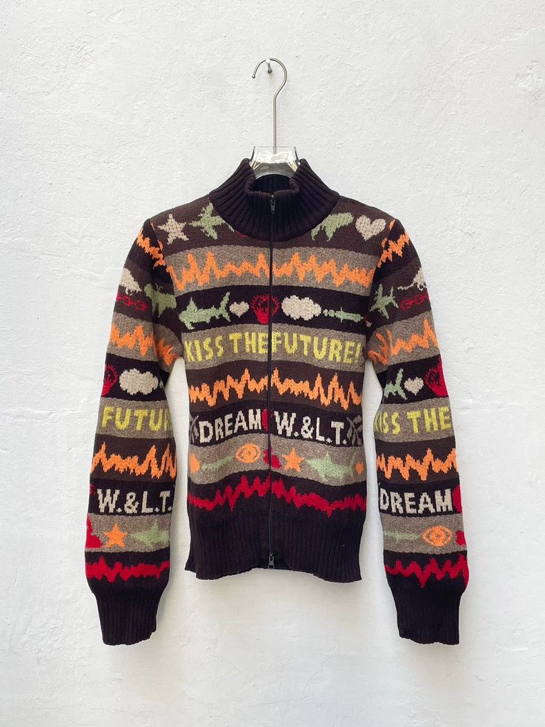 W&LT W&LT 90s animal graffiti slogan zipper jacket 2504-Nextarro Size US M / EU 48-50 / 2 - 1 Thumbnail