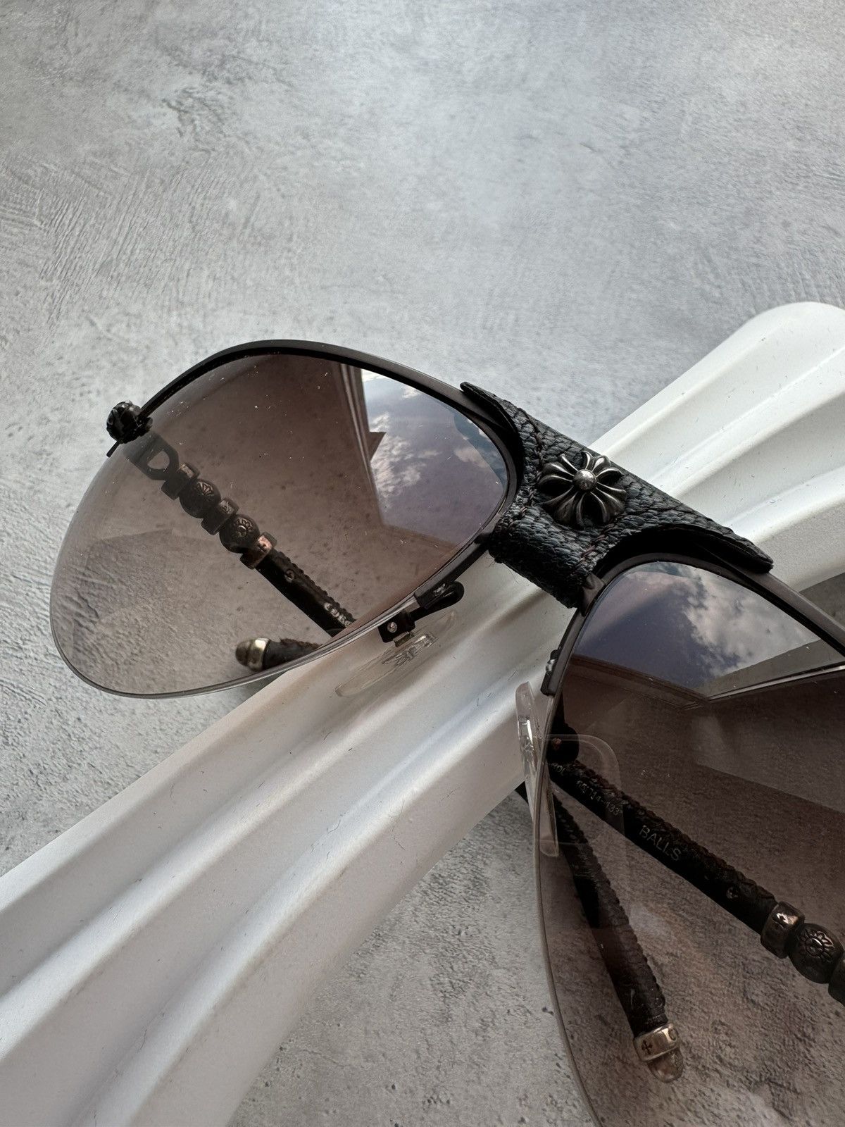 Chrome Hearts Chrome Hearts Balls Brown Silver Glasses Size ONE SIZE - 2 Thumbnail