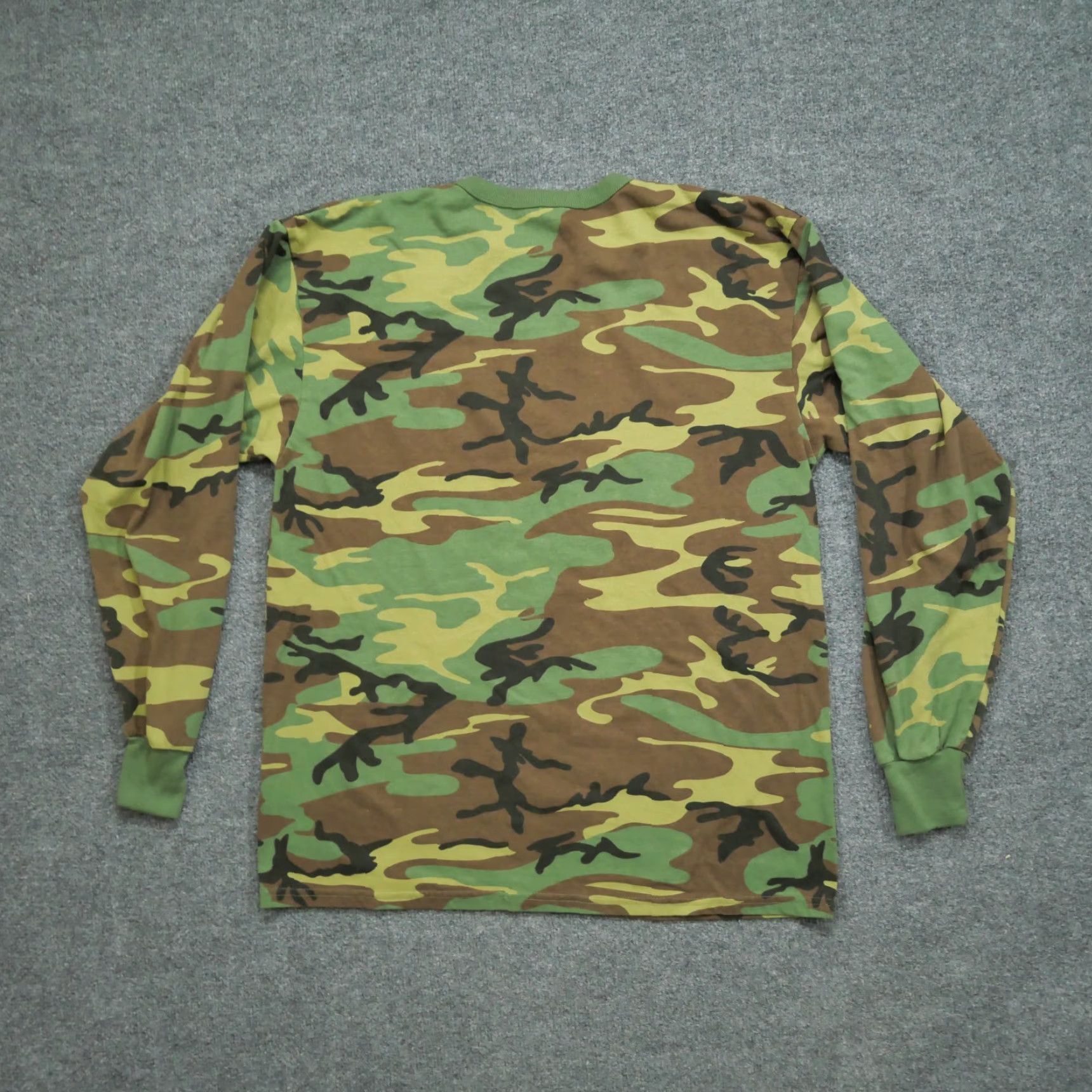 Rothco Rothco Shirt Adult XL Green Brown Camouflage Long Sleeve Mens Size US XL / EU 56 / 4 - 4 Thumbnail