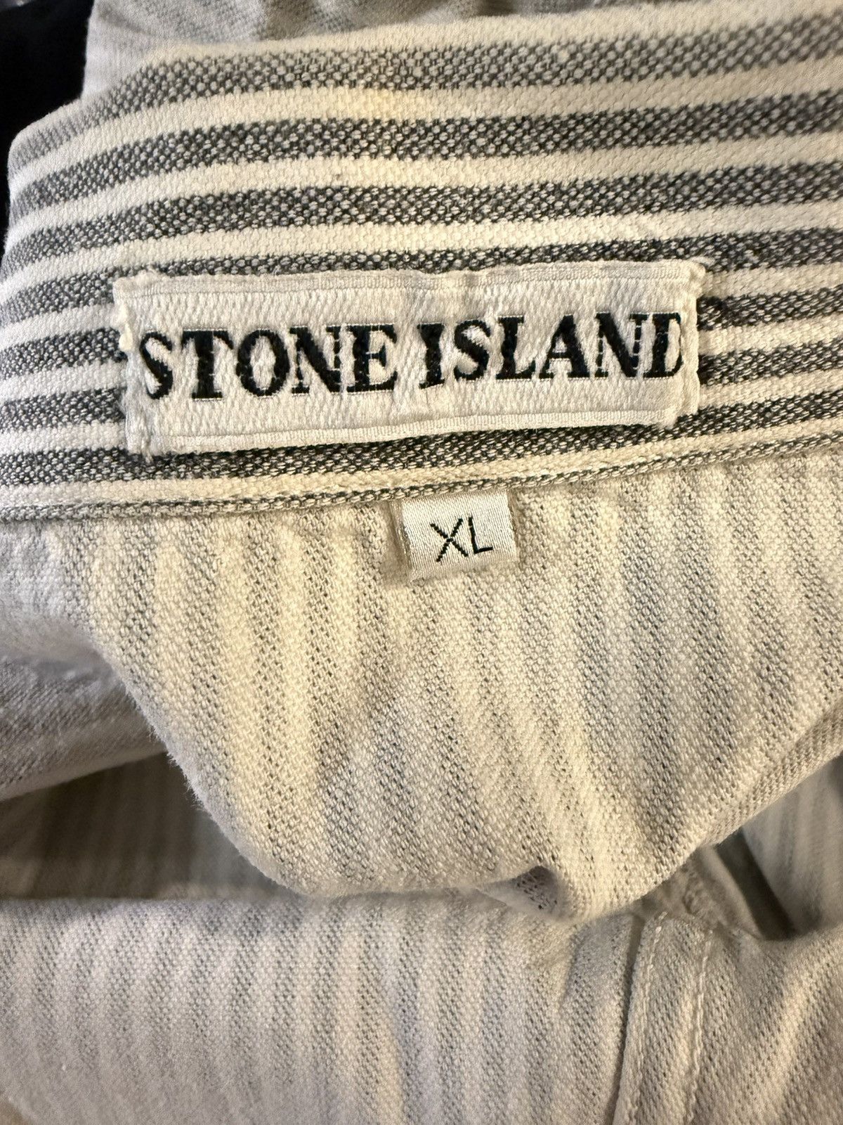 Stone Island Stone Island 1986 Rep Pigment Print Striped Chore