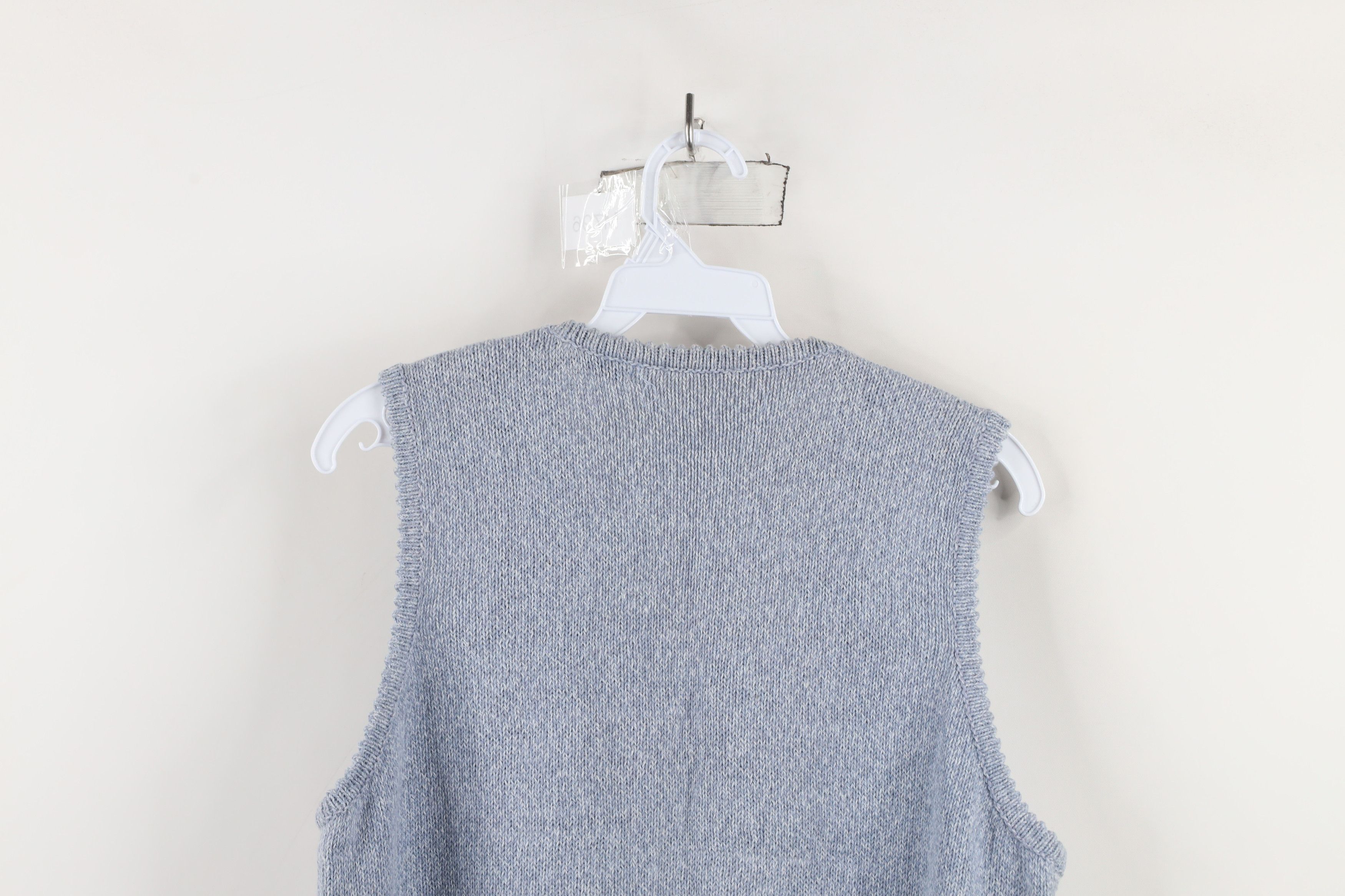 Vintage Vintage 90s Streetwear Embroidered Flower Sweater Vest Size S / US 4 / IT 40 - 11 Thumbnail