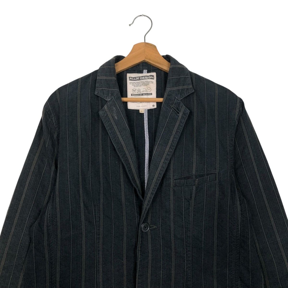 Japanese Brand 🔥SUN FADED DESIGN HICKORY CHORE JACKET ALLIX ISSEY MIYAKE Size US L / EU 52-54 / 3 - 6 Thumbnail