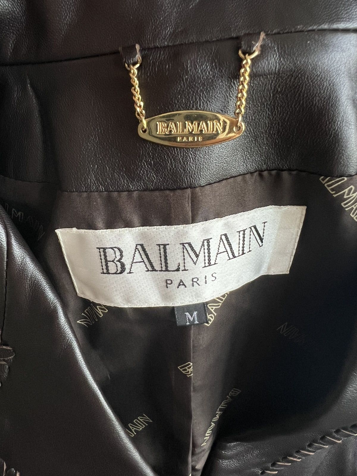Balmain Balmain Paris Lamb Skin Japan Release Cropped Jacket Size M / US 6-8 / IT 42-44 - 6 Thumbnail