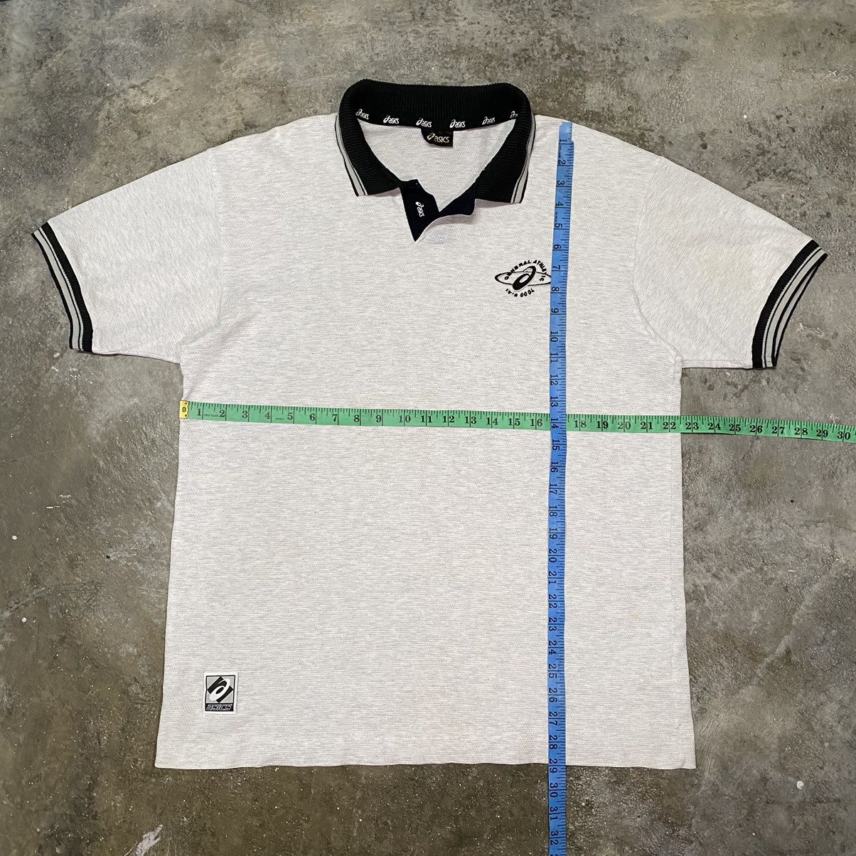 Asics × Vintage Vintage Asics General Athletic Polos T Shirt Size US XL / EU 56 / 4 - 12 Thumbnail