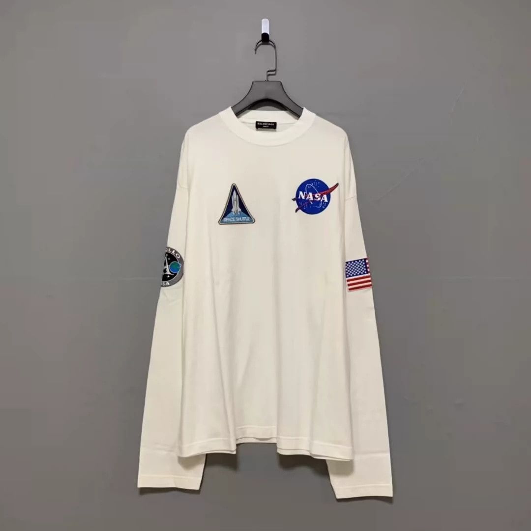 Balenciaga x Nasa collaboration long sleeved shirt