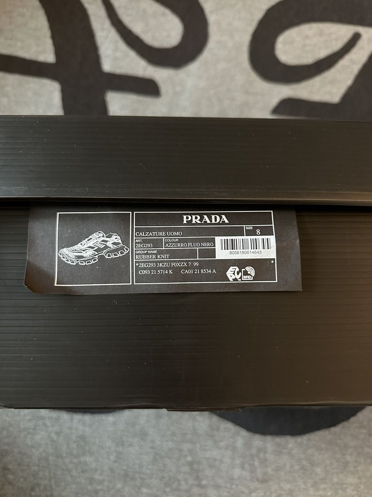 Prada Prada Men's Cloudbust Thunder Lug-sole Sneakers Blue/Black Size US 8 / EU 41 - 15 Thumbnail