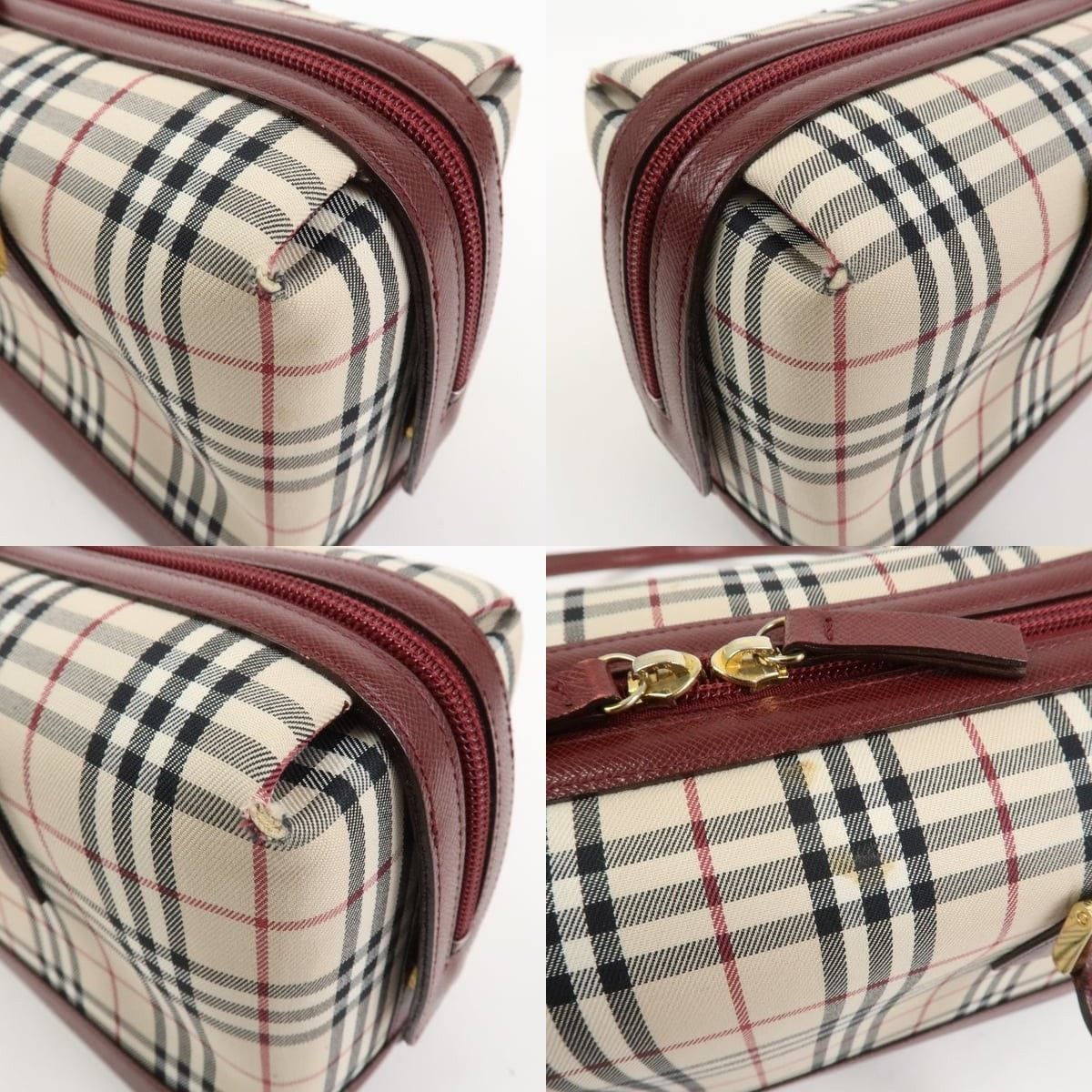 Burberry Burberry Nova Check Coated Canvas Shoulder Bag Beige Size ONE SIZE - 6 Thumbnail
