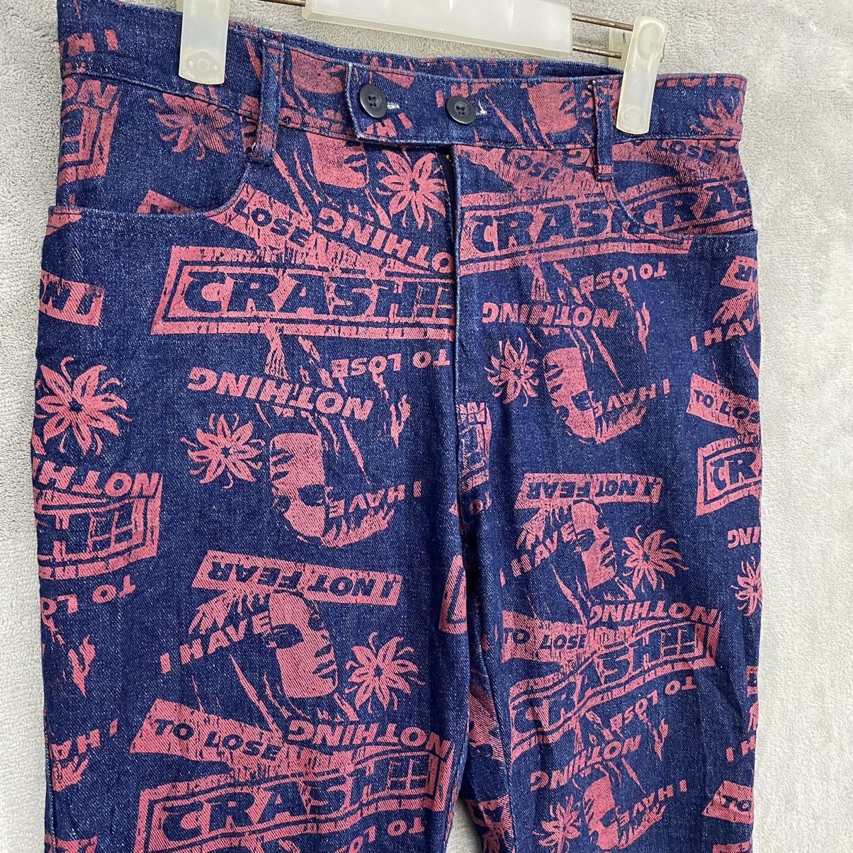 Hysteric Glamour FLARE JEANS RIMSBY FIELD FULL PRINT Size US 31 - 4 Thumbnail