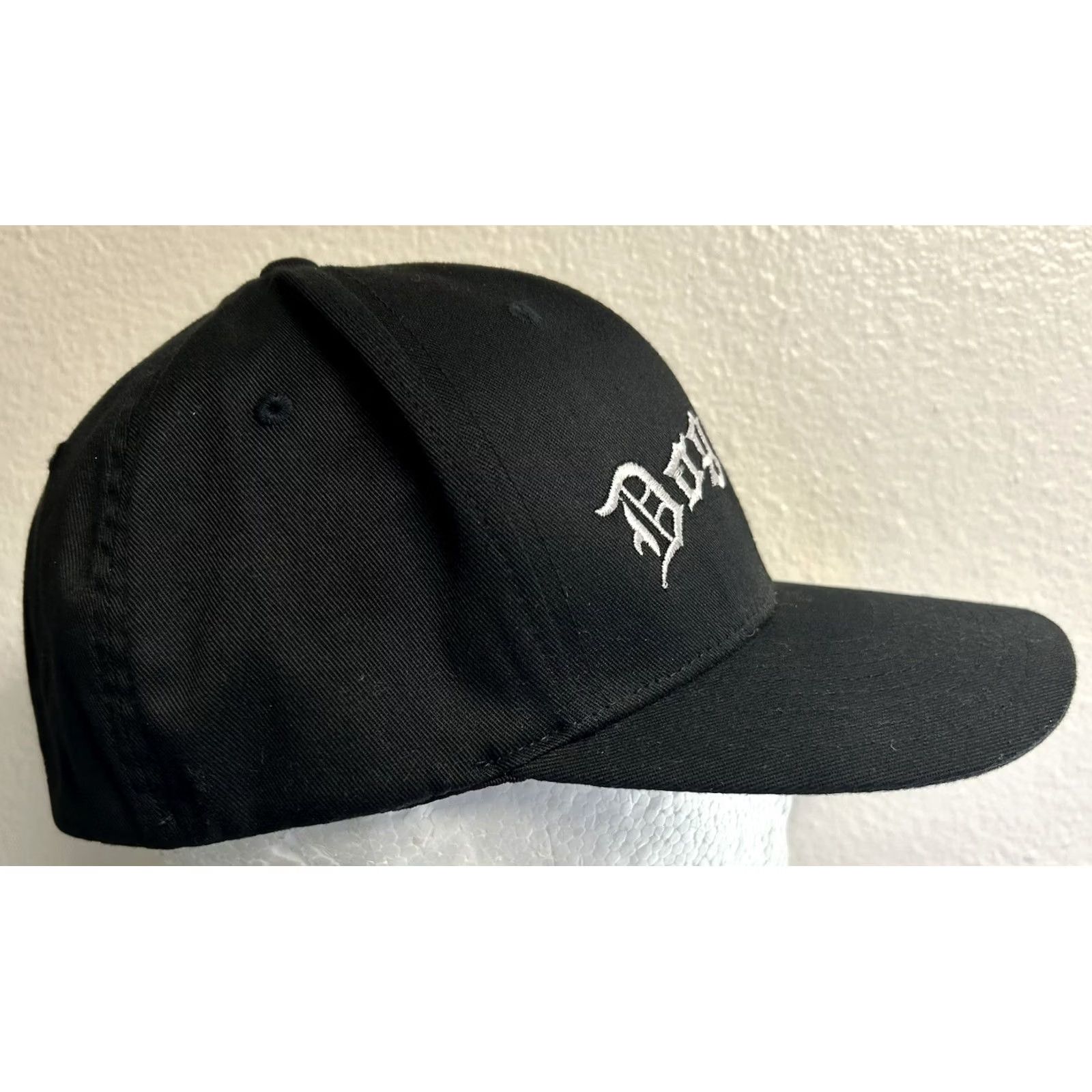 Vintage VINTAGE Flexfit Dogtown Hat Black L/XL Mens Skateboarding Surfing Script Size ONE SIZE - 3 Thumbnail