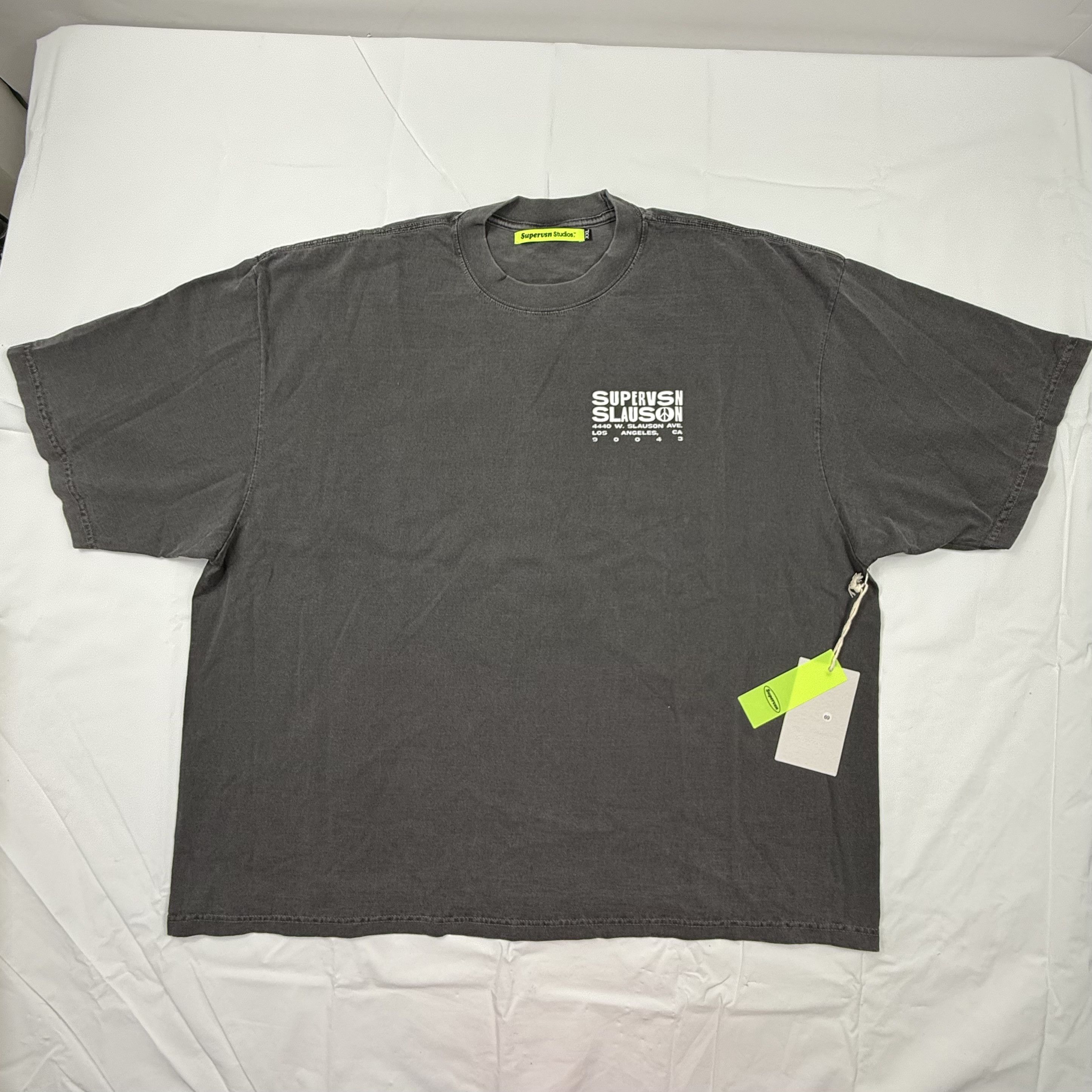 Supervsn Supervsn Studios Slauson Doberman Tee XXL Washed Black Boxy Size US XXL / EU 58 / 5 - 2 Thumbnail